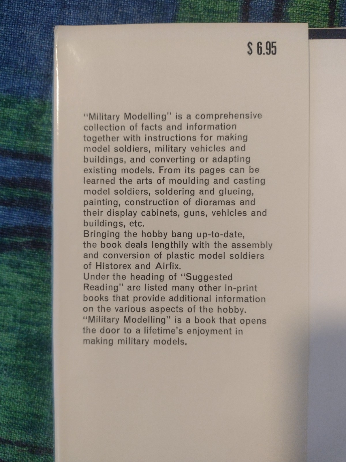 Military Modeling by Donald Featherstone hardcover with dust jacket