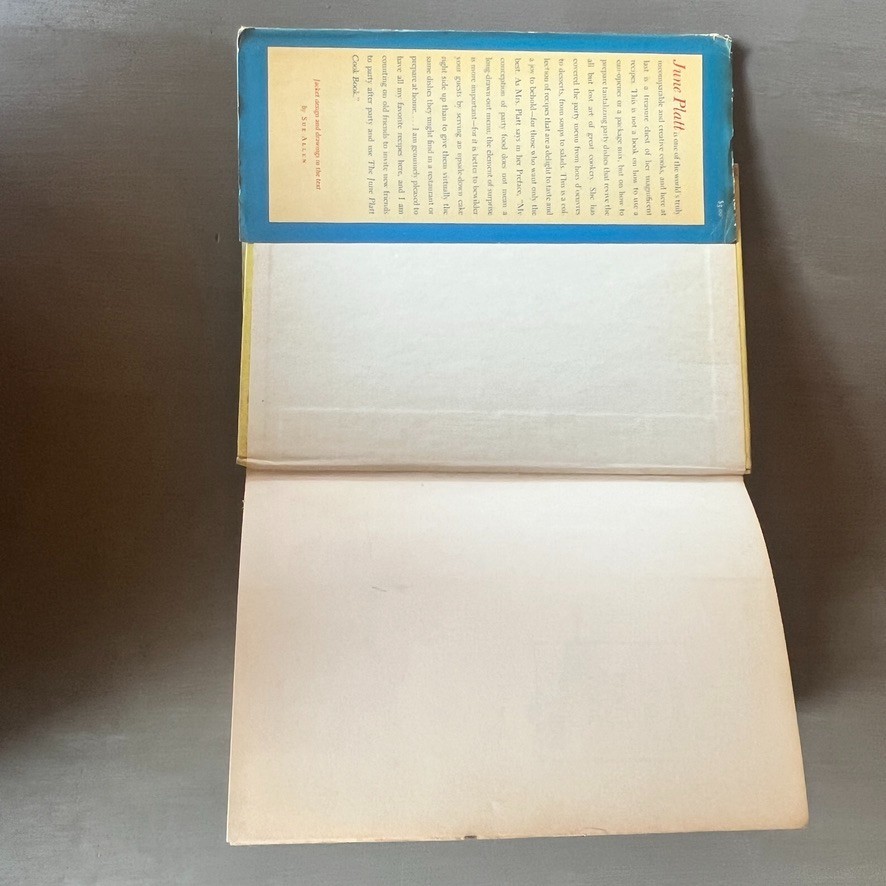 The June Platt Cook Book 1958 Alfred A Knopf Vintage Cookbook Mid Century Recipe