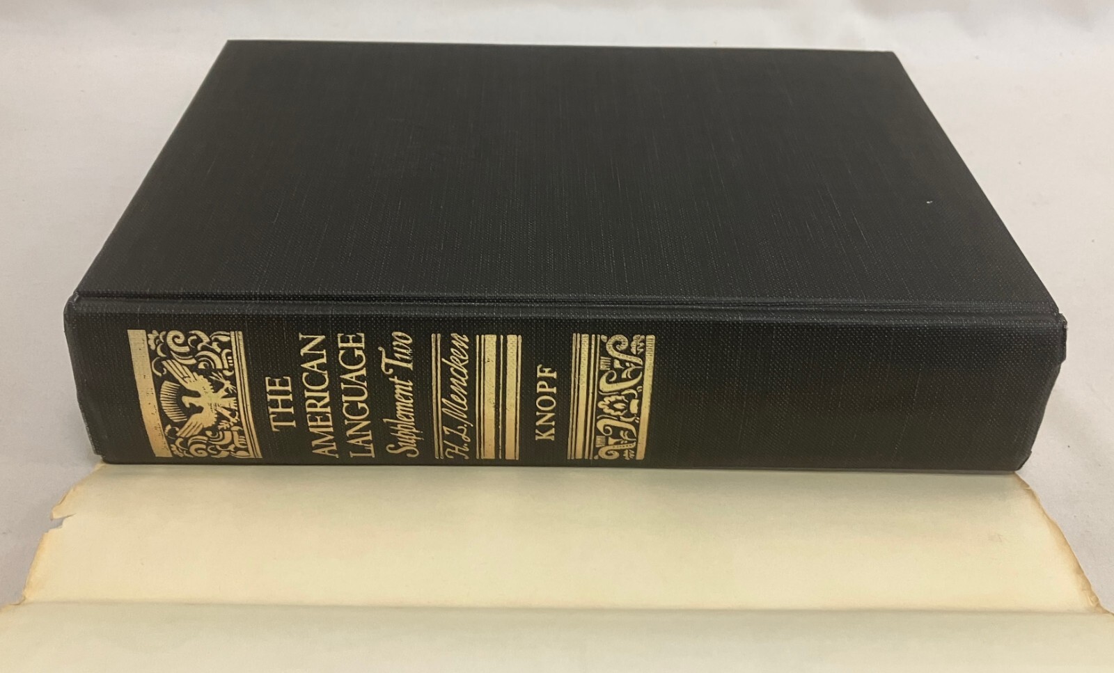 3 VOLUME SET The American Language by H. L. Mencken w/Supplements 1 & 2 HCs