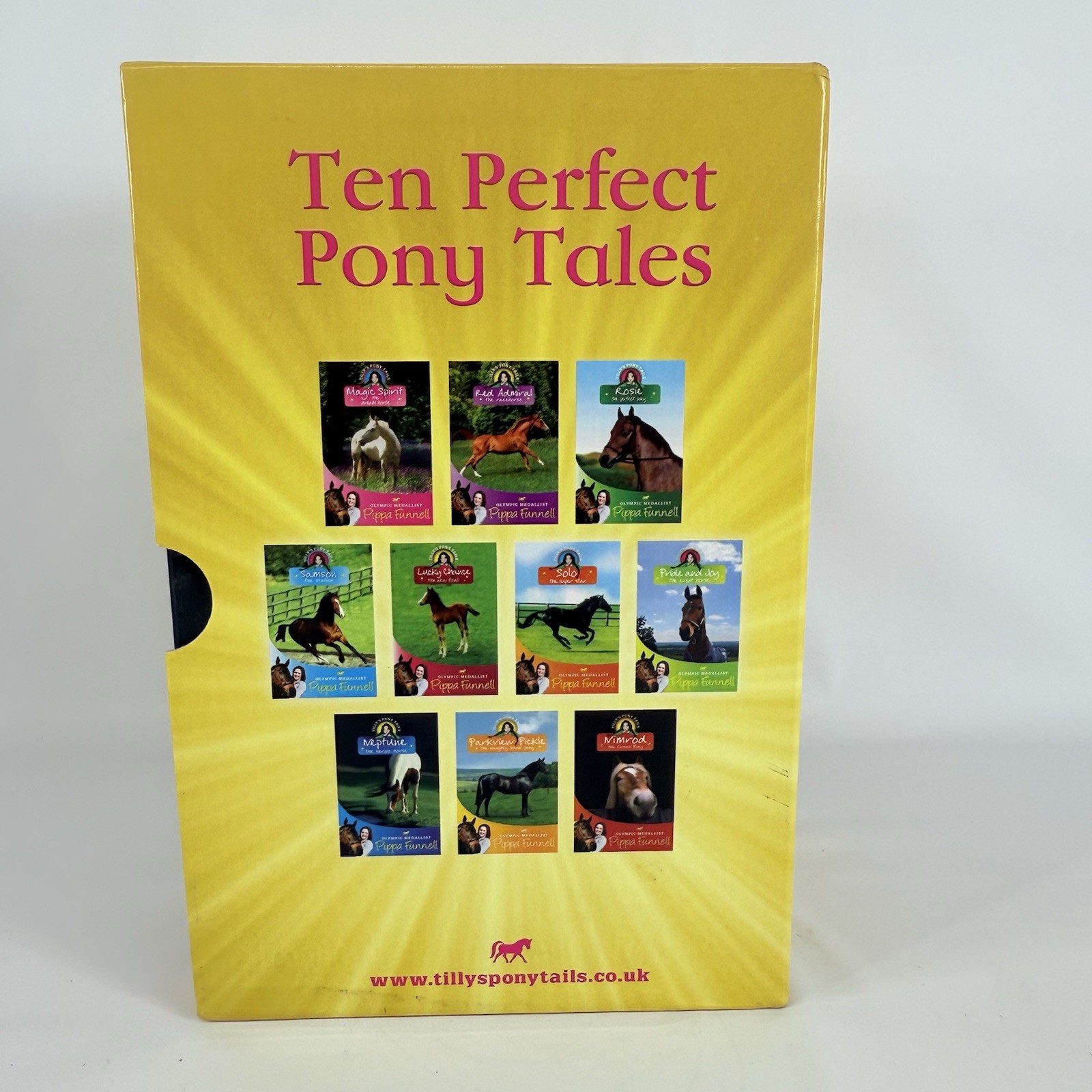 Pippa Funnell Ten Perfect Pony Tales Book Boxed Set Horses Equestrian Lot of 10