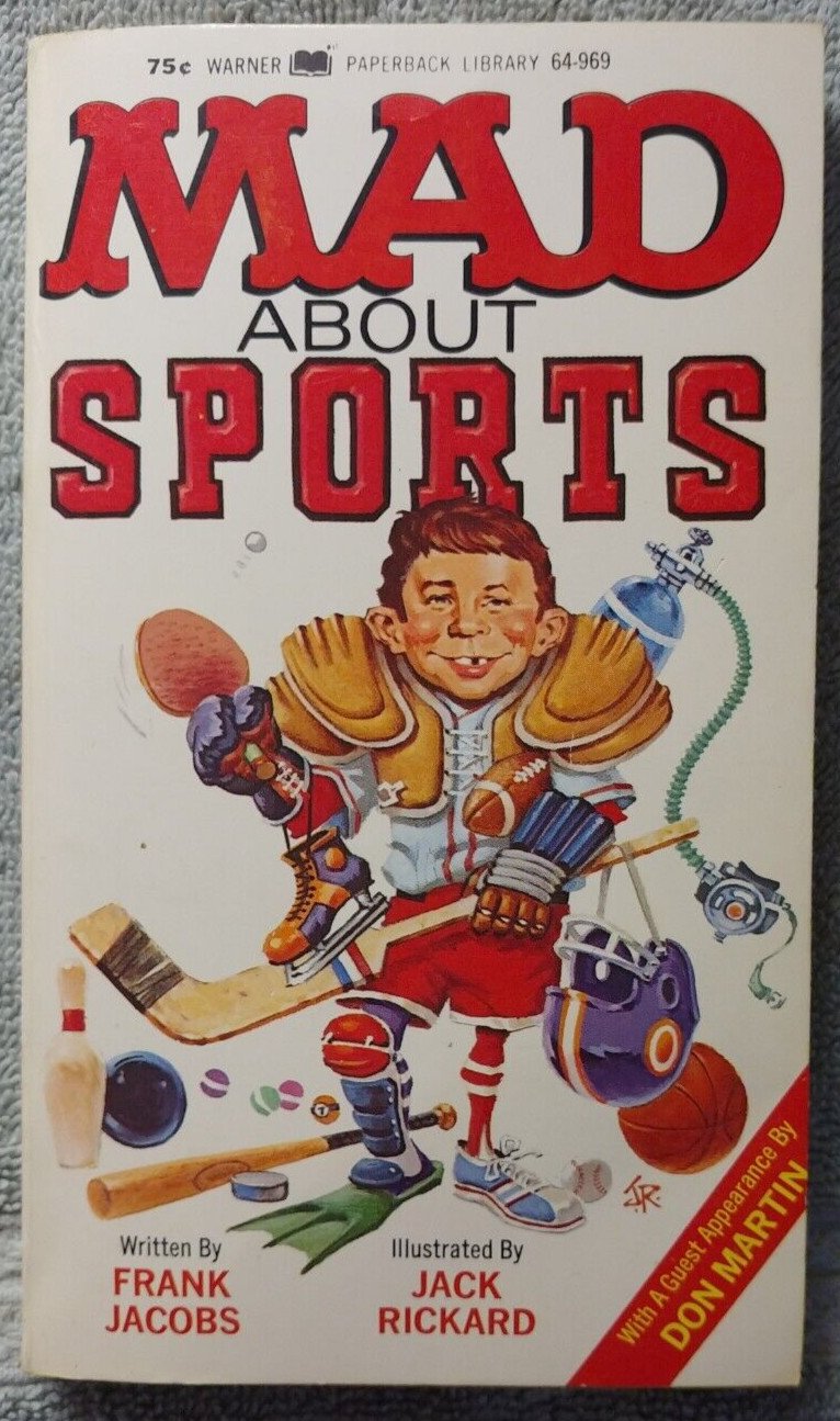 Mad About Sports Warner Paperback Library Edition 1972 First Printing Fine +