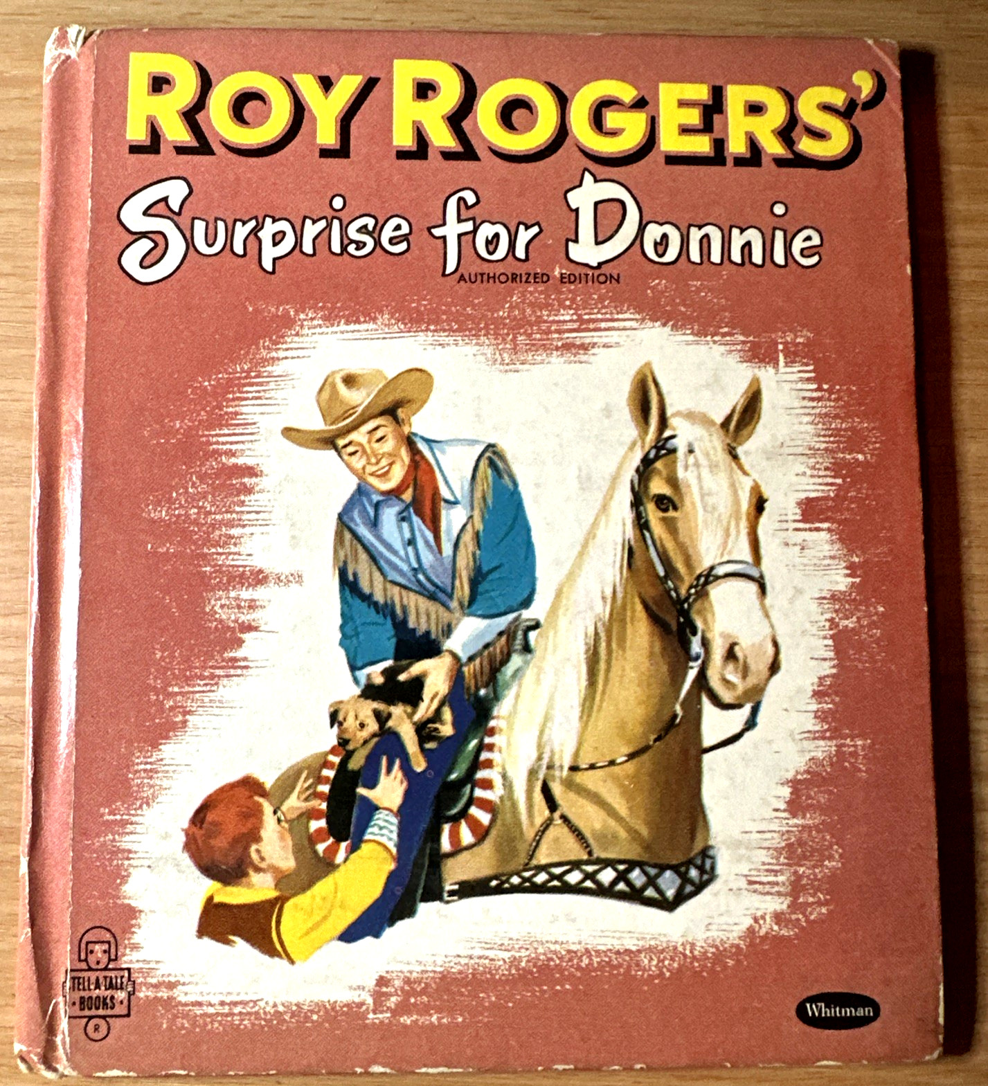 Classic Roy Rogers‘ Surprise For Donnie book – Whitman Publishing Vintage 1954