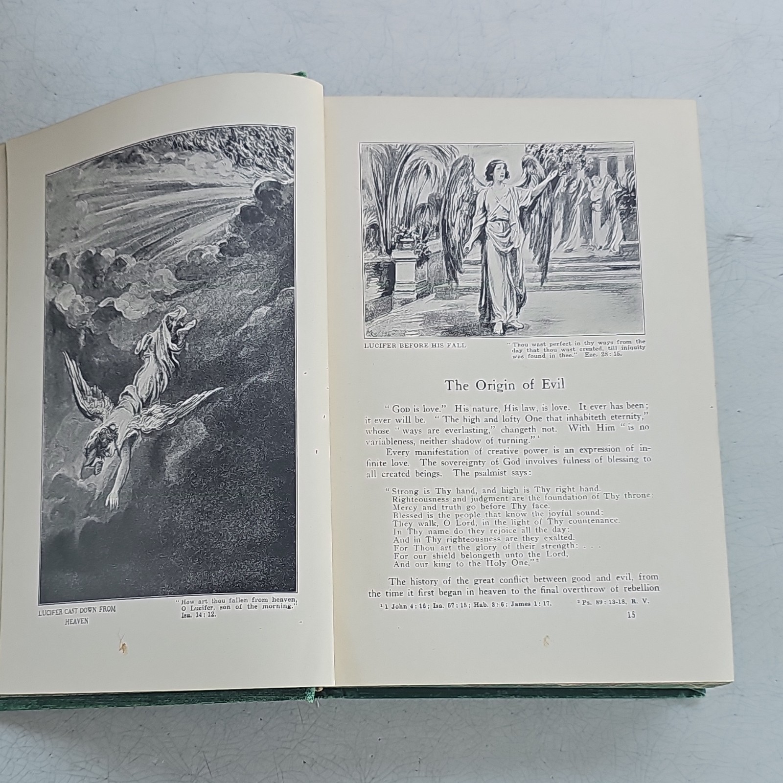 Patriarchs and Prophets Mrs. E.G. White 1927 Review & Herald Hardcover Illus