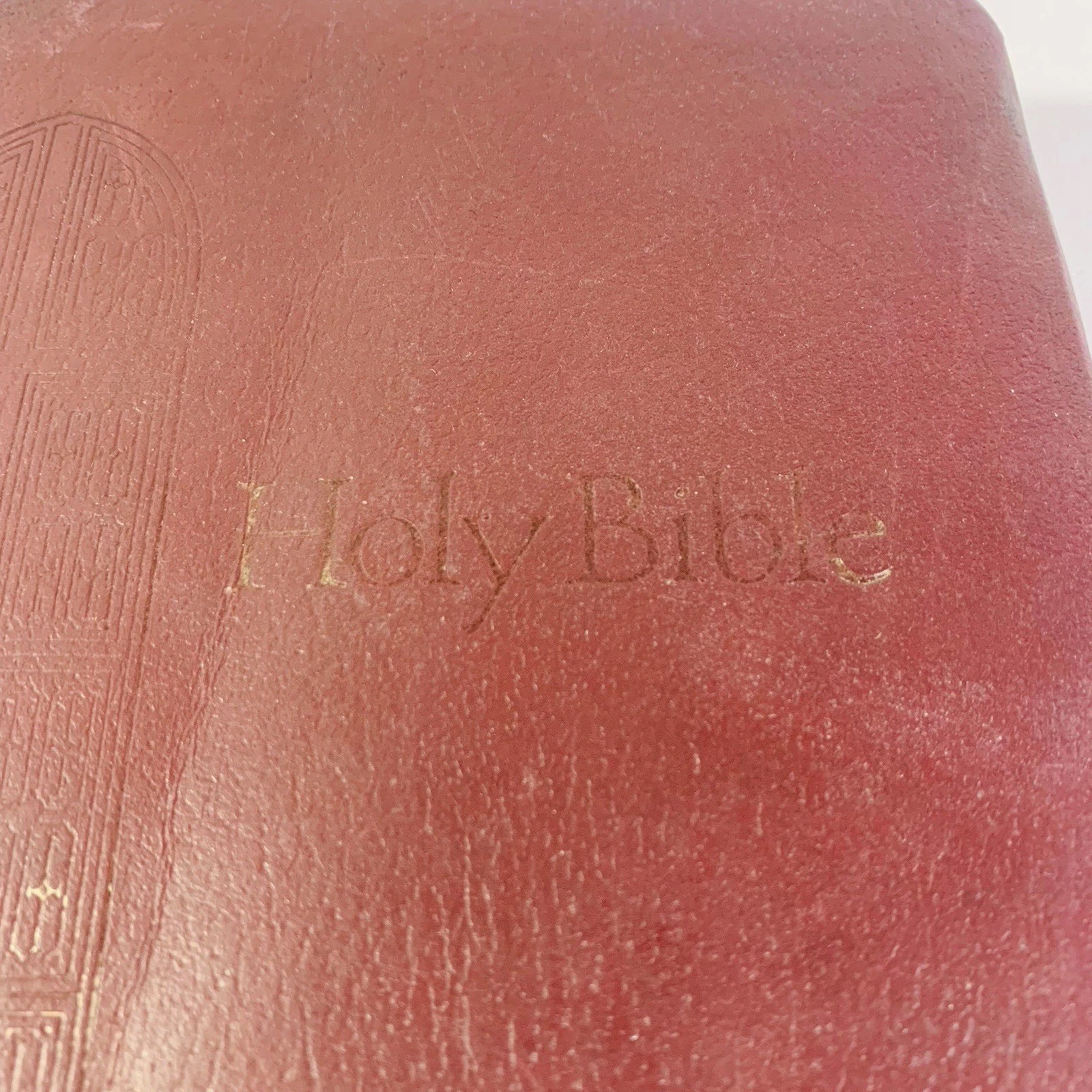 Holy Bible : Old and New Testament GIANT Print Edition Holman KJV 1990 Red Cover