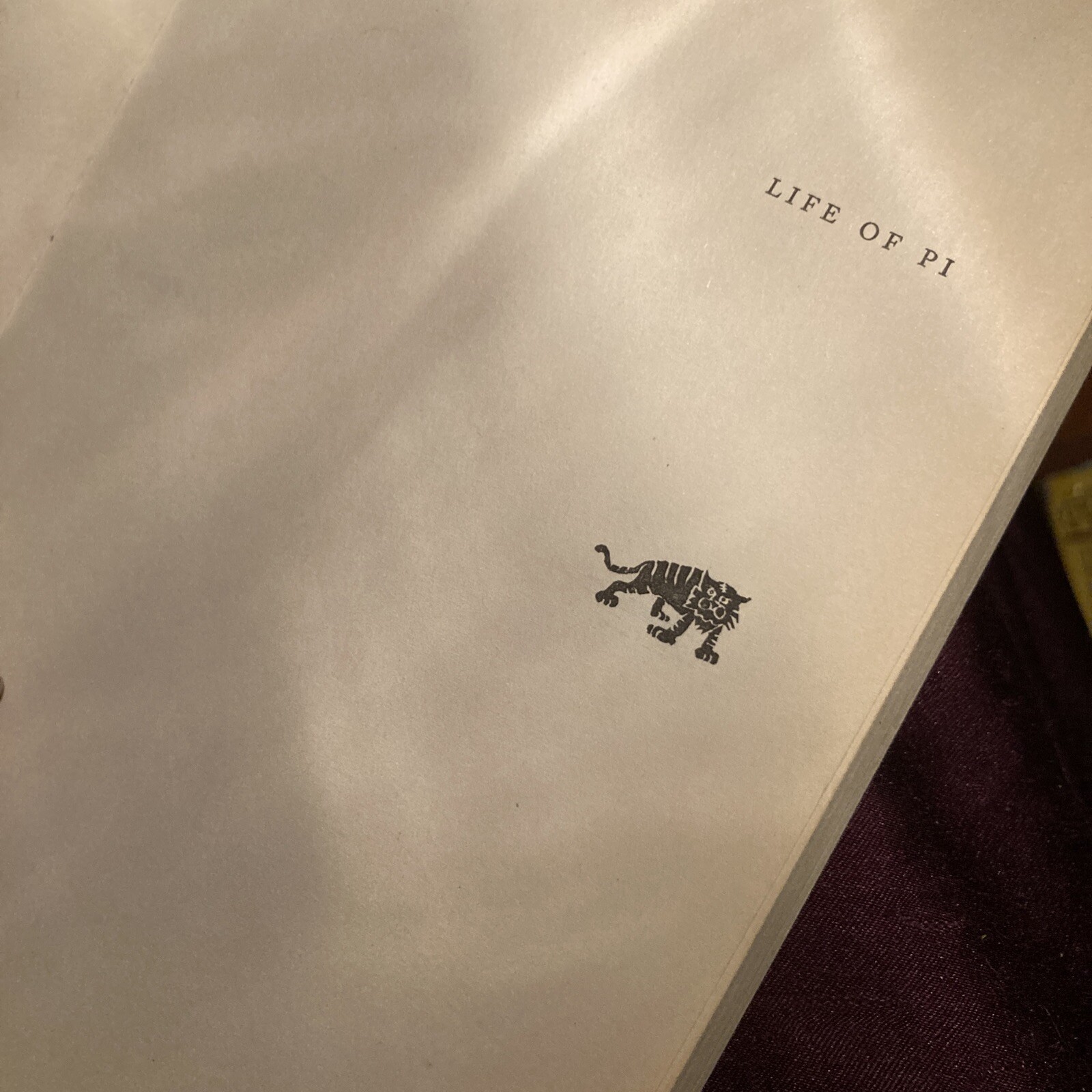 Life of Pi : A Novel by Yann Martel 2001 Trade Paperback First US Edition