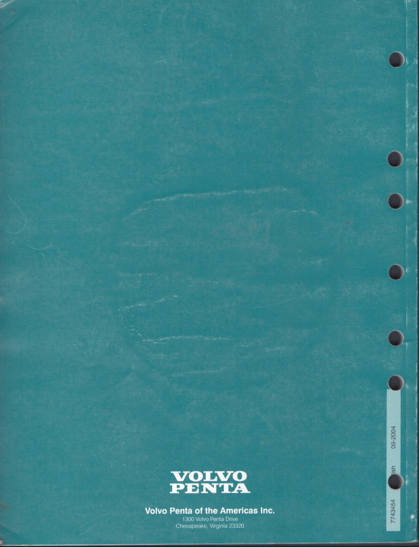 Volvo Penta 3.0L 4.3L 5.0L 5.7L Electrical Carburetor Shop Manual MN2189