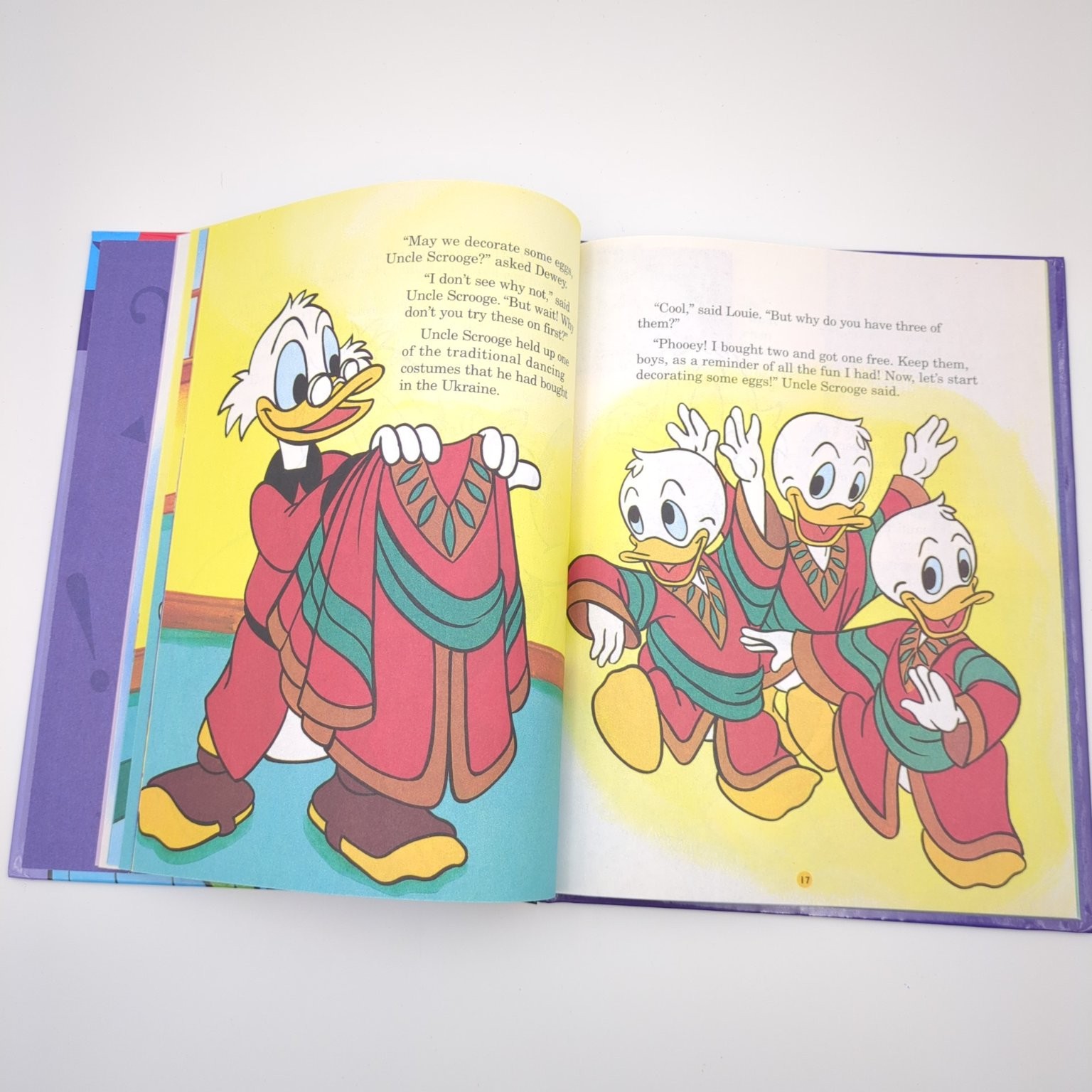Uncle Scrooge Comes Home Sharon Gayle 1997 First Printing Disney Read & Grow