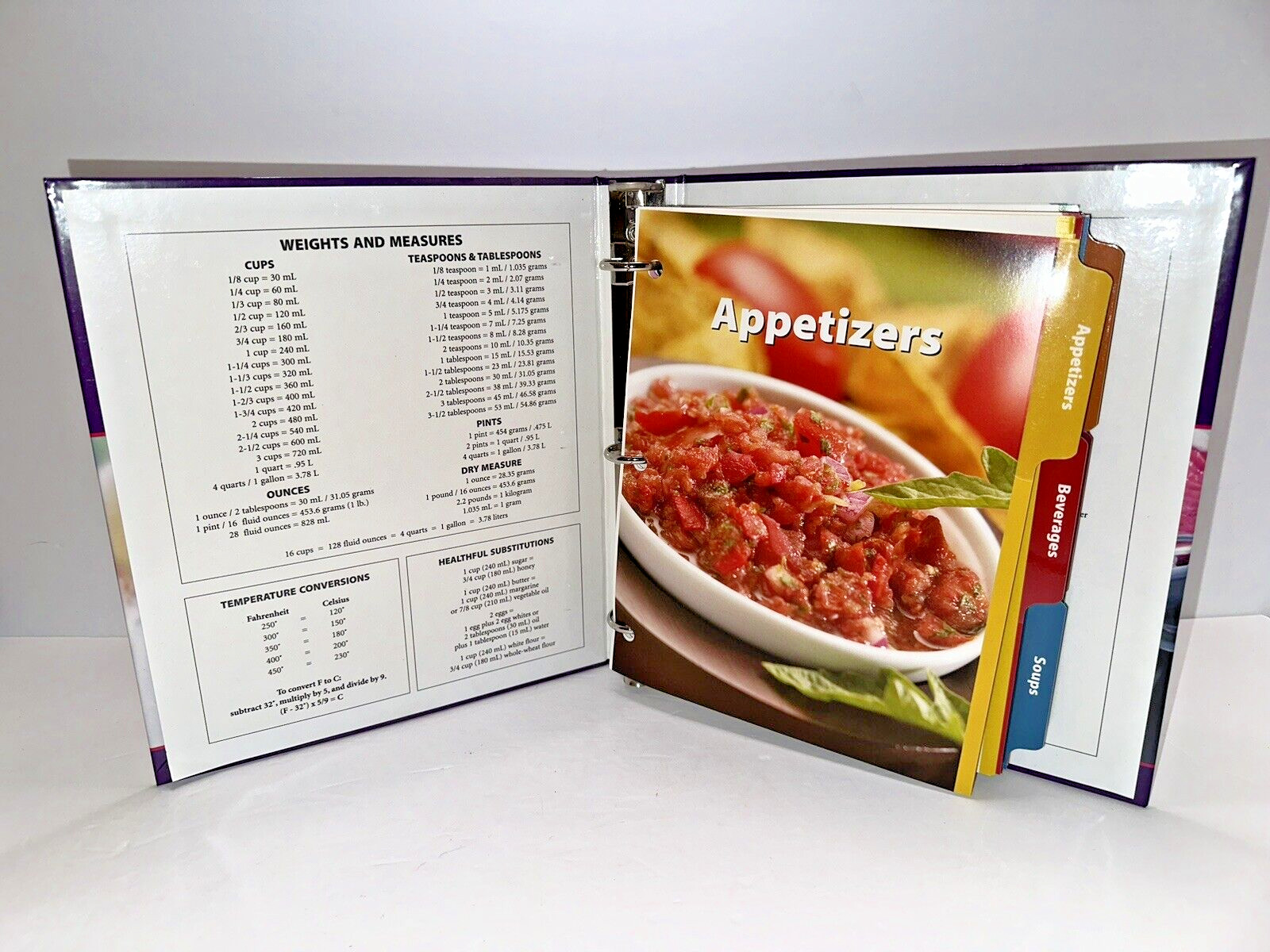 Vita-Mix Whole Foods Recipes For Better Living Recipe Cookbook Binder