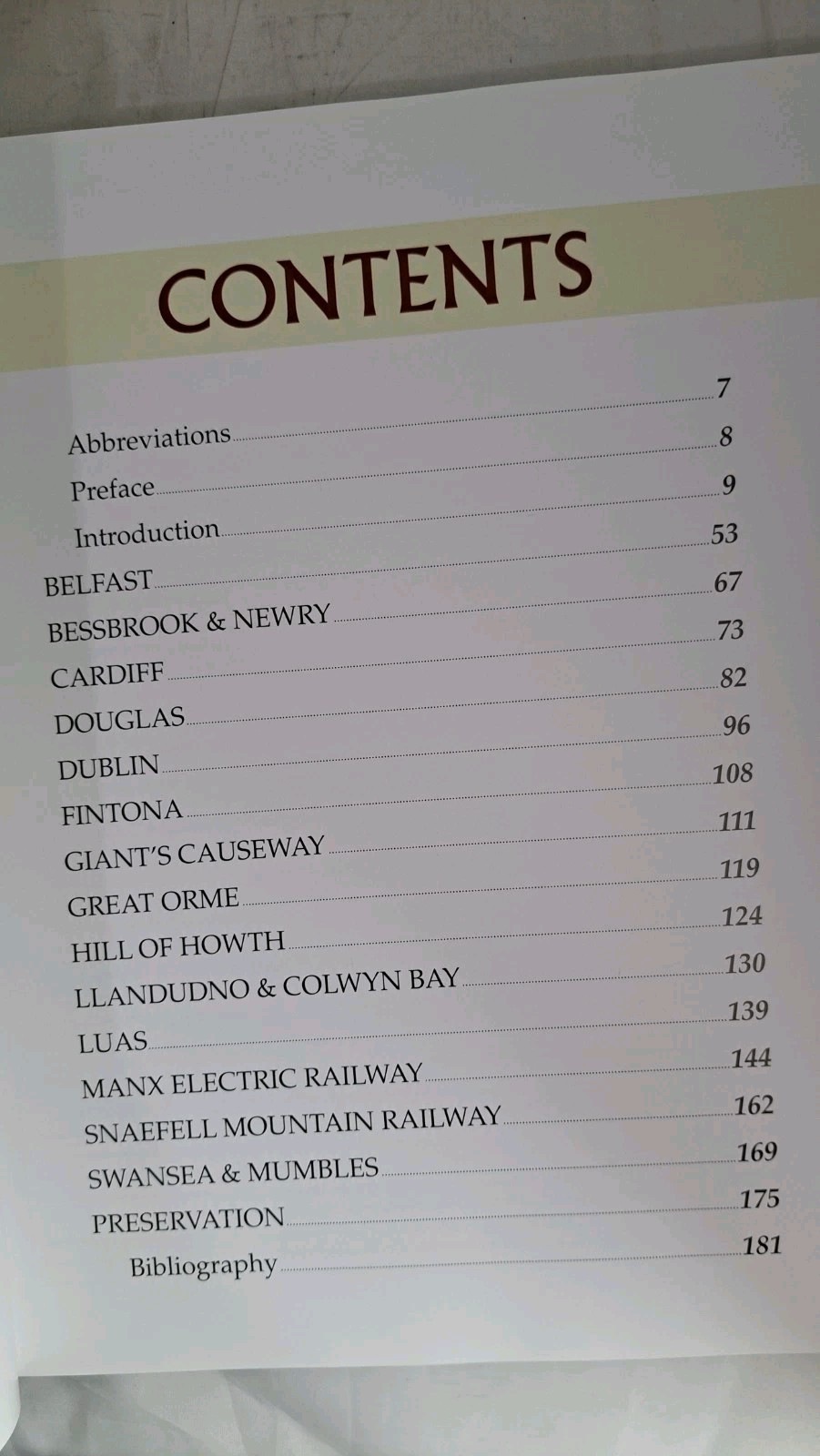REGIONAL TRAMWAYS – WALES, ISLE OF MAN AND IRELAND, POST By Peter Waller *VG+*
