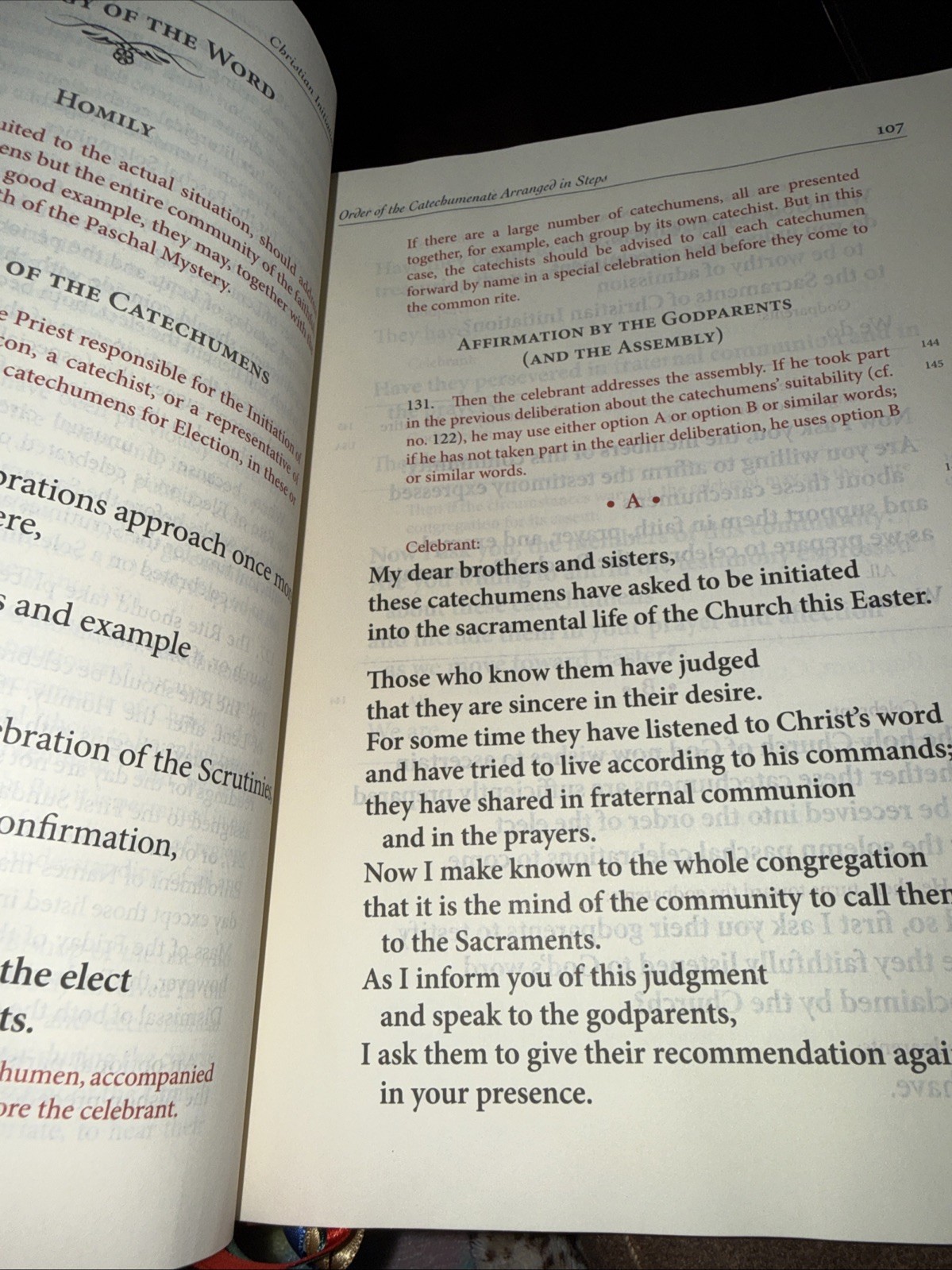Order of Christian Initiation of Adults 2024 Catholic HC Book Beautiful