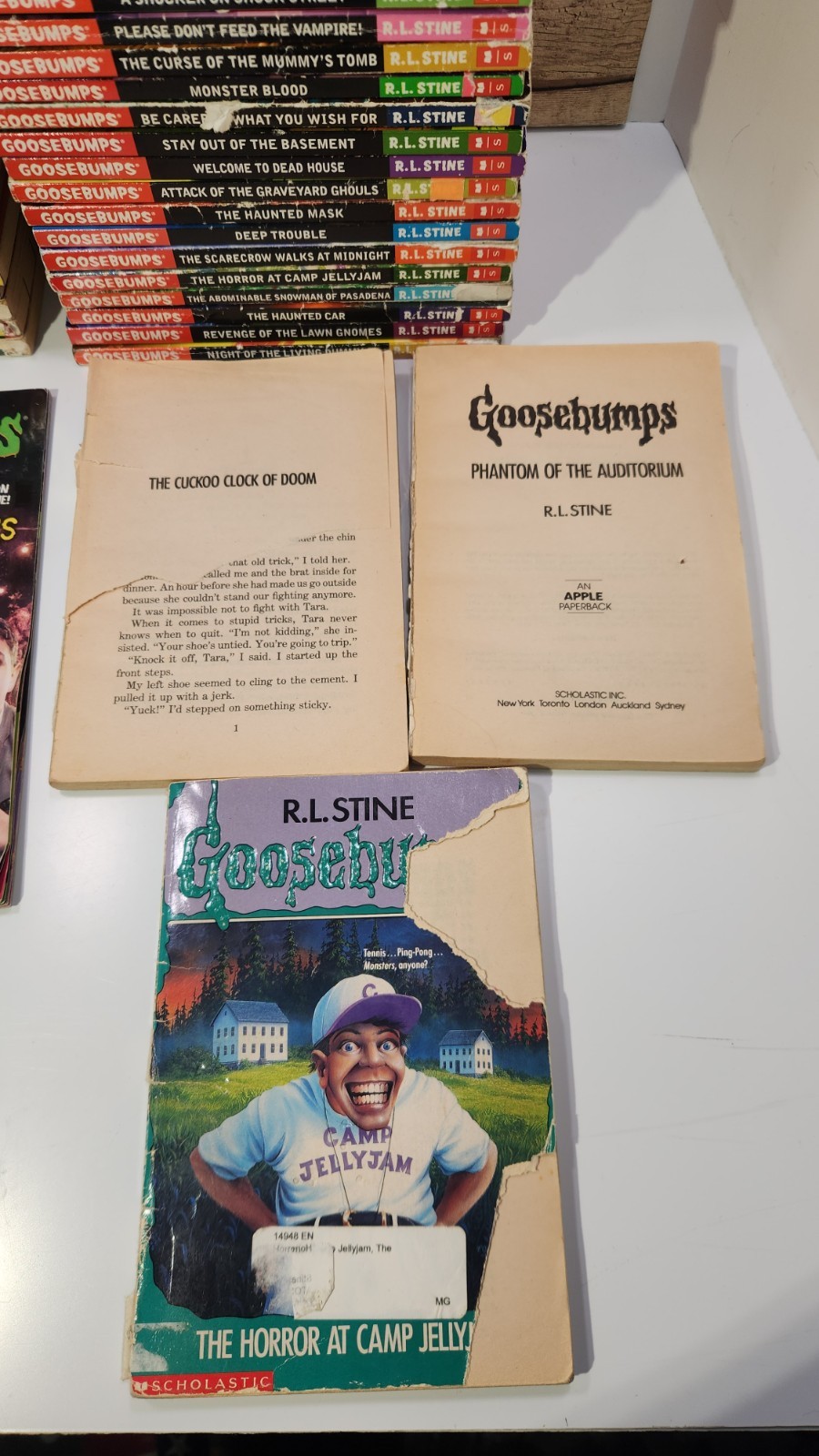 Goosebumps Books R.L. Stine Lot Of 45 Books Vintage 90s & 2000s See Description