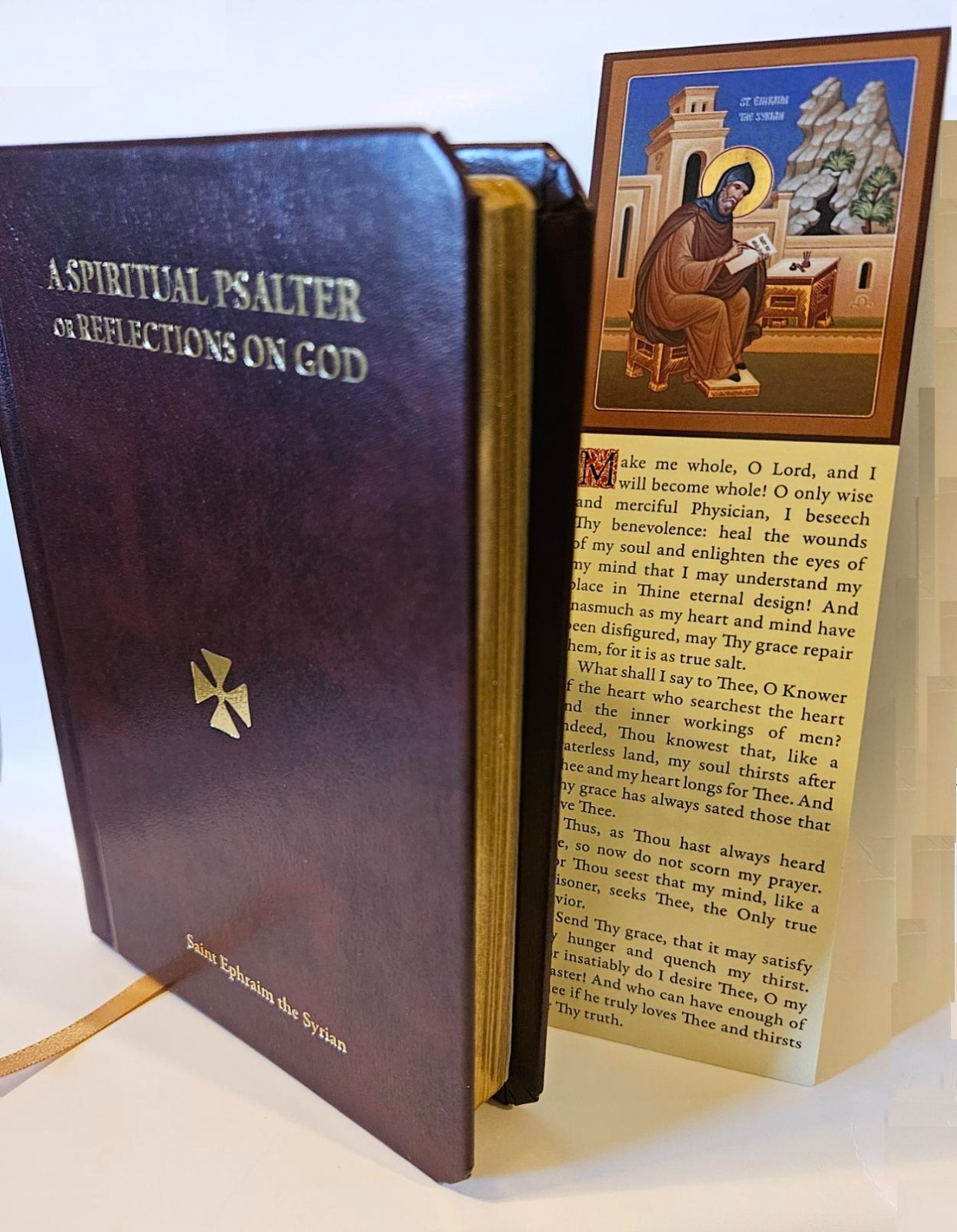 A Spiritual Psalter or Reflections on God (Hardcover) with Prayer Bookmark -NEW