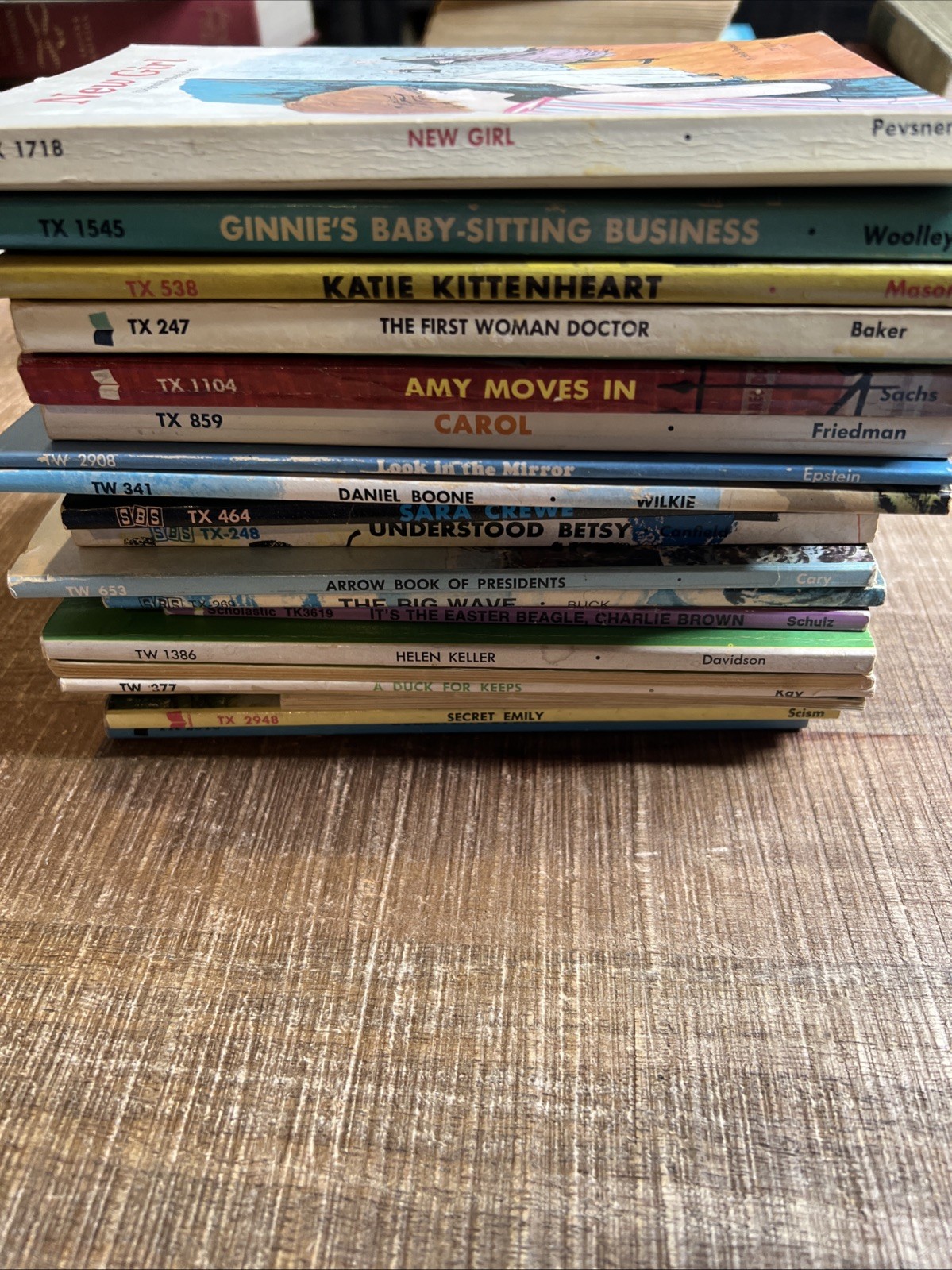 Vintage Scholastic Paperback Lot 1960s-70s Kids Classics Apollo Boone Keller