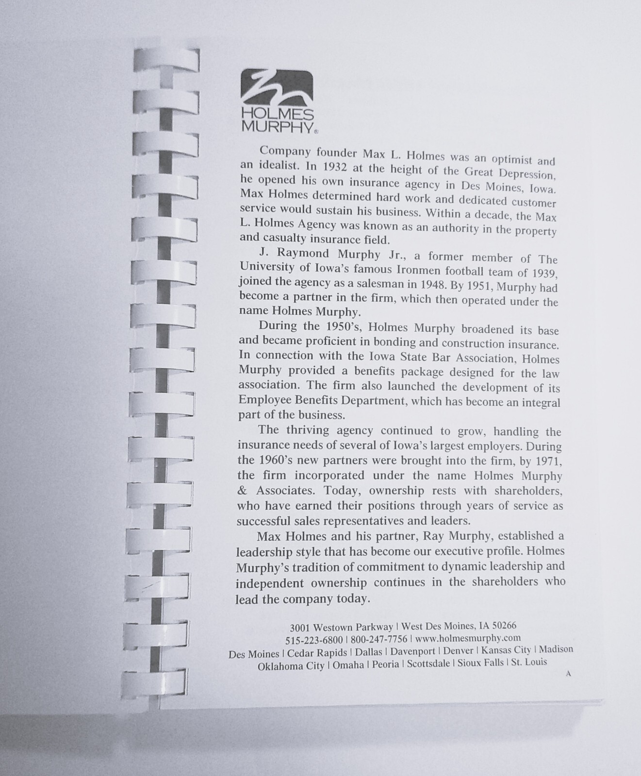 2010 Tasteful Treasures Cookbook Holmes Murphy and Associates 242 pages