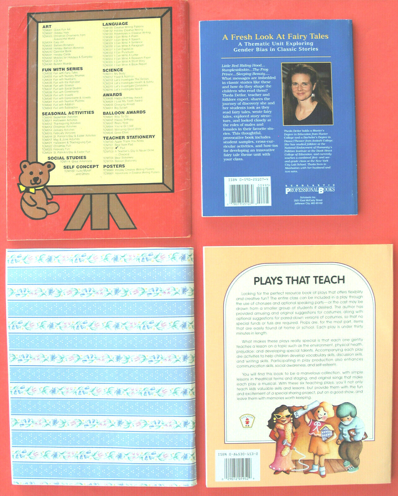 4 TEACHING BKS.—GR 2 3 4—FAIRY TALES—PLAYS THAT TEACH—CREATIV DRAMA—READING HELP