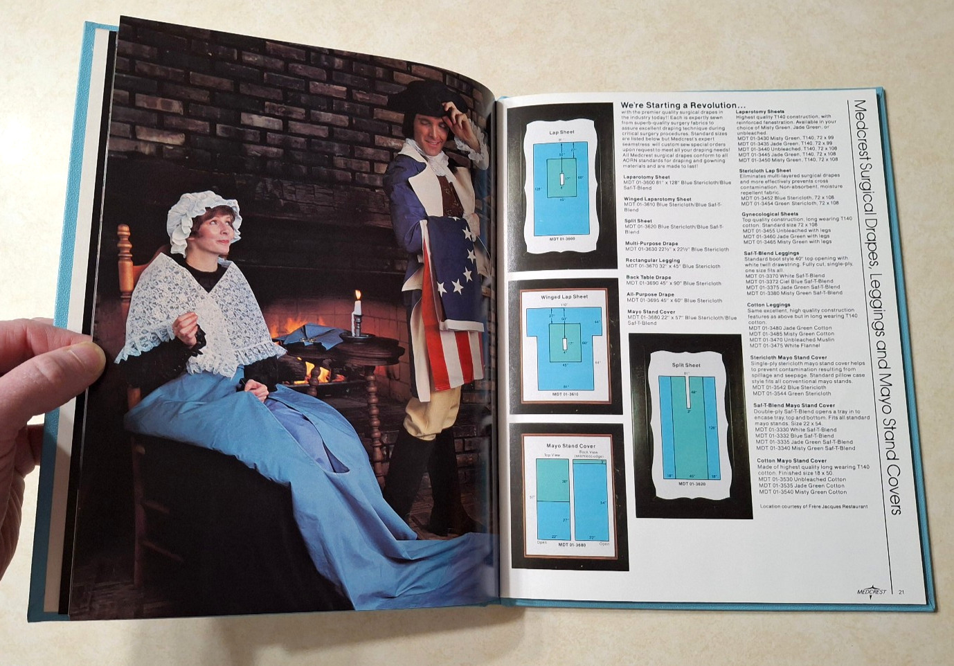 Vintage Medcrest Textiles Catalog Fashion 1970s 1979 Uniforms Nursing Medical HC