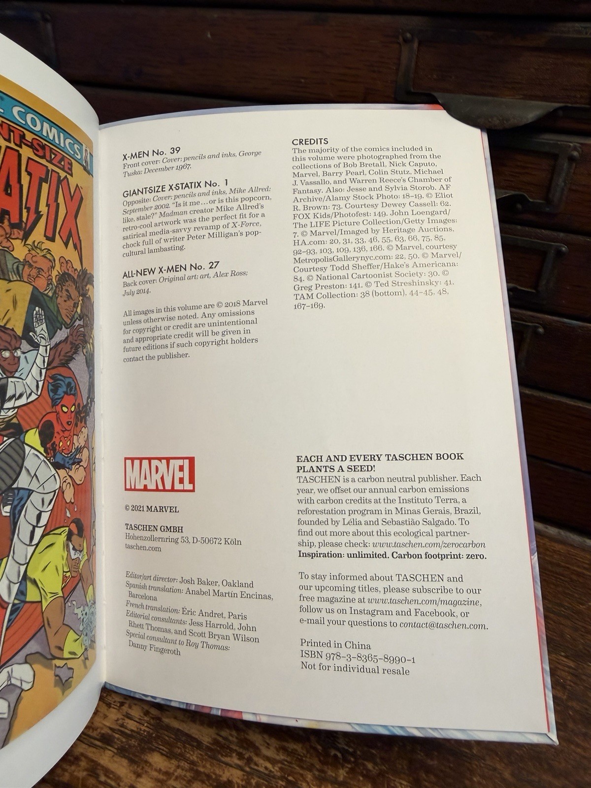 Lot 6 Taschen Marvel Books: Age Comics 1961-1978 Spider-Man X-Men Avengers Iron