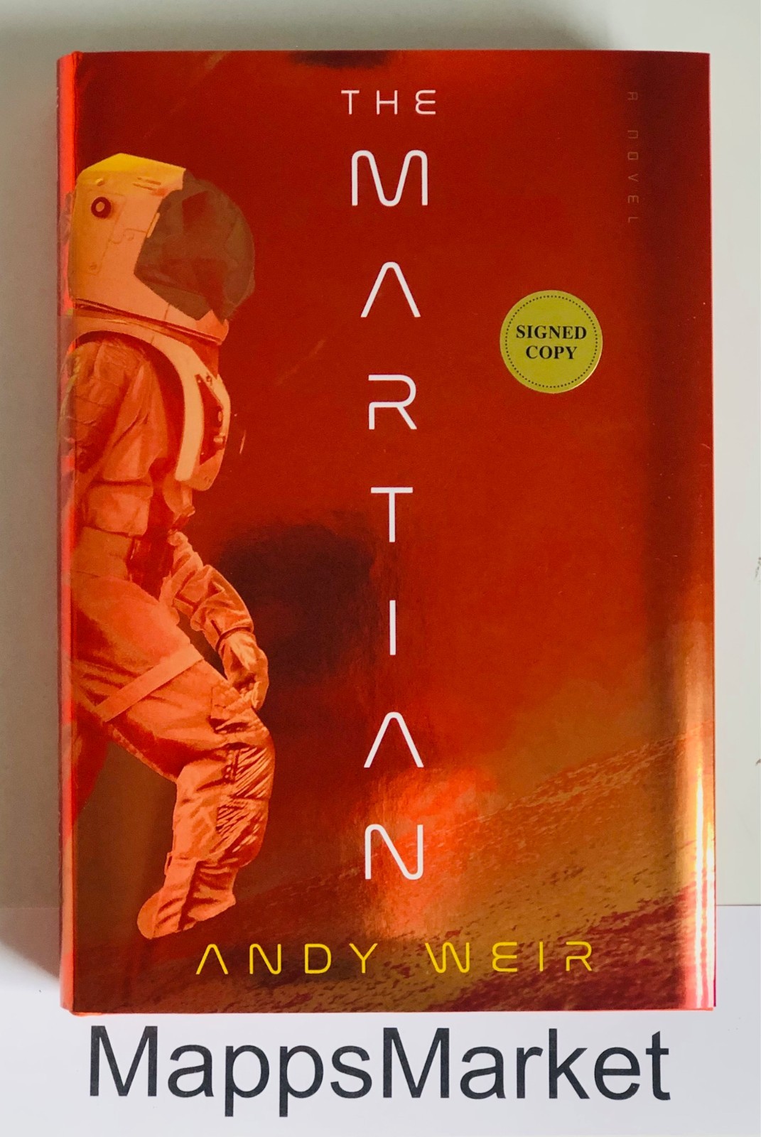 The Martian SIGNED by Andy Weir DELUXE EDITION (2026, Hardcover)