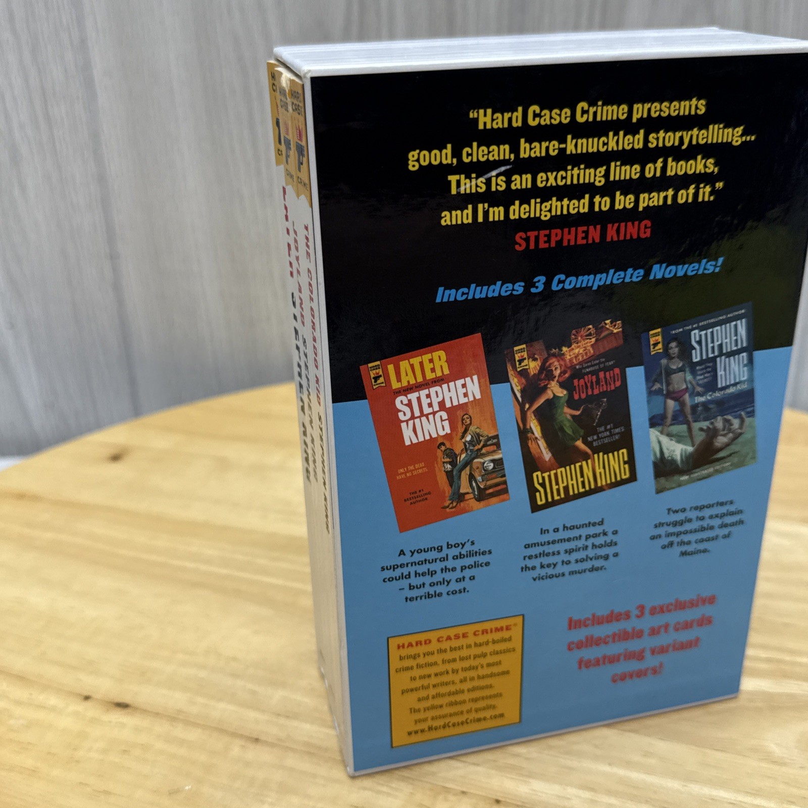 Stephen King Hard Case Crime Novels Box Set of 3 (2021, Trade Paperback)