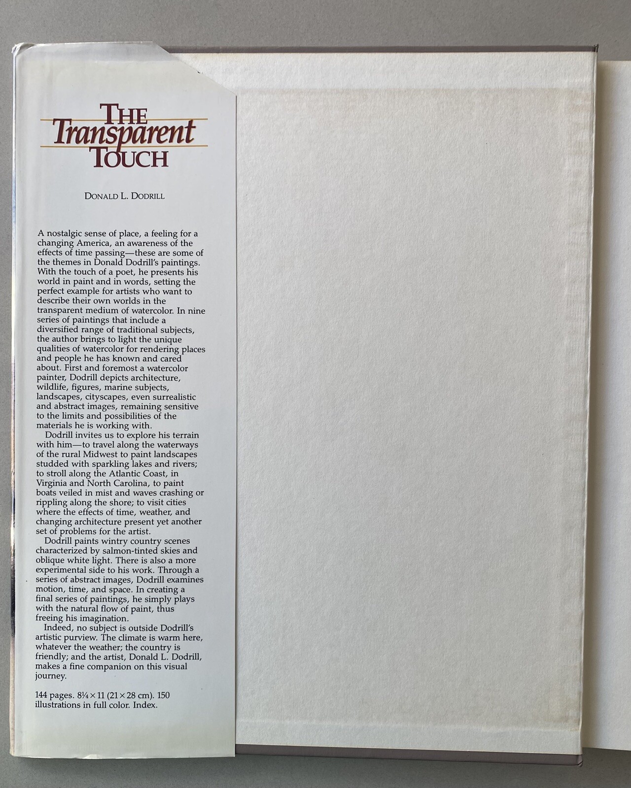 The Transparent Touch – Watercolor Interpretations by Donald Dodrill (1989 HCDJ)
