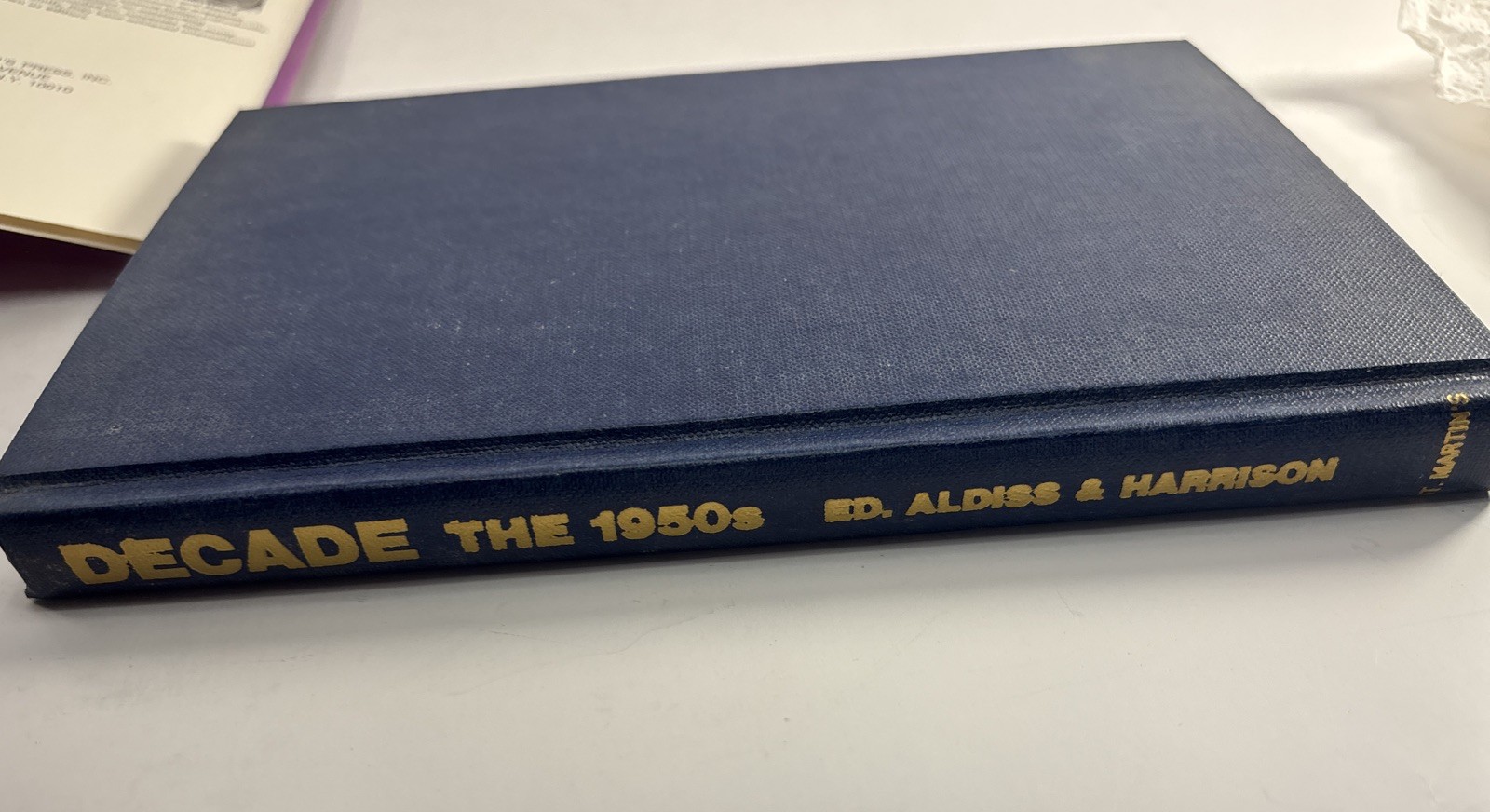 Decade: The 1950s ed. Harry Harrison Brian W. Aldiss 1978 HC First print USA DJ