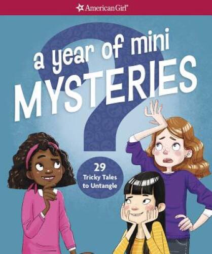 A Year of Mini Mysteries: 29 Tricky Tales to Untangle – Paperback – VERY GOOD