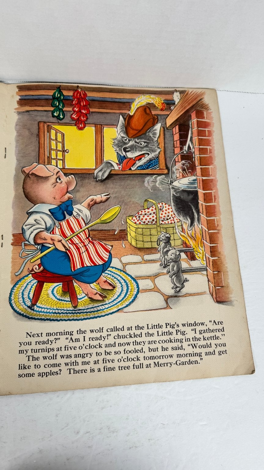 Vintage Children’s Story Book Lot 1938-40 Whitman Merrill Peter Rabbit Pigs