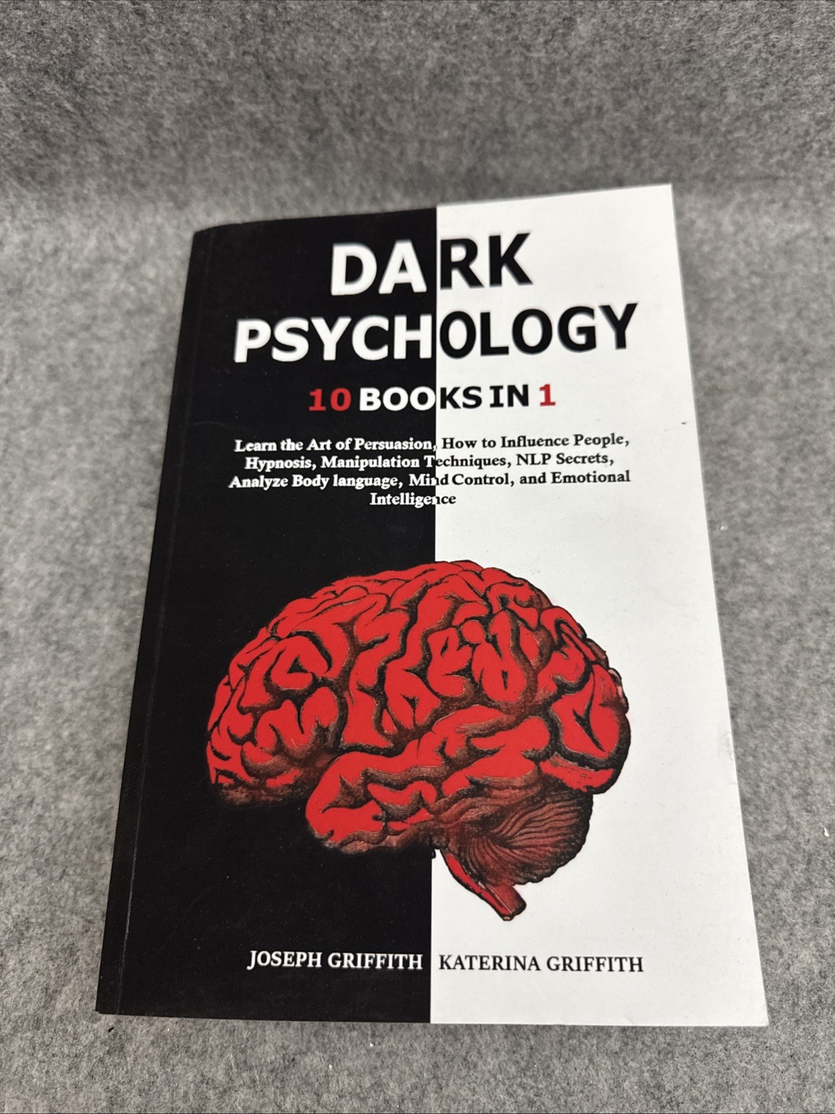 Dark Psychology 10-in-1 book by Joseph Griffith & Katerina Griffith PaperBack