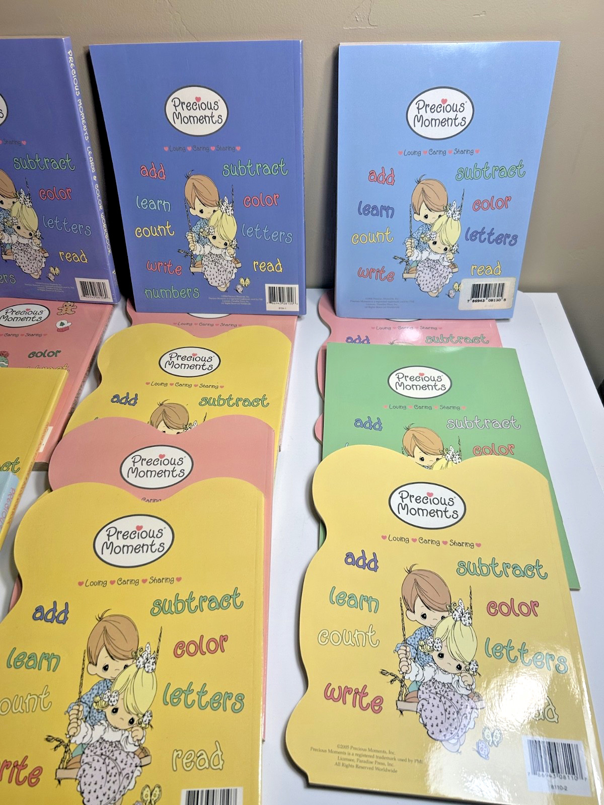 NEW Vintage Lot of 17 Precious Moments Coloring Activity Books Book UNUSED ++