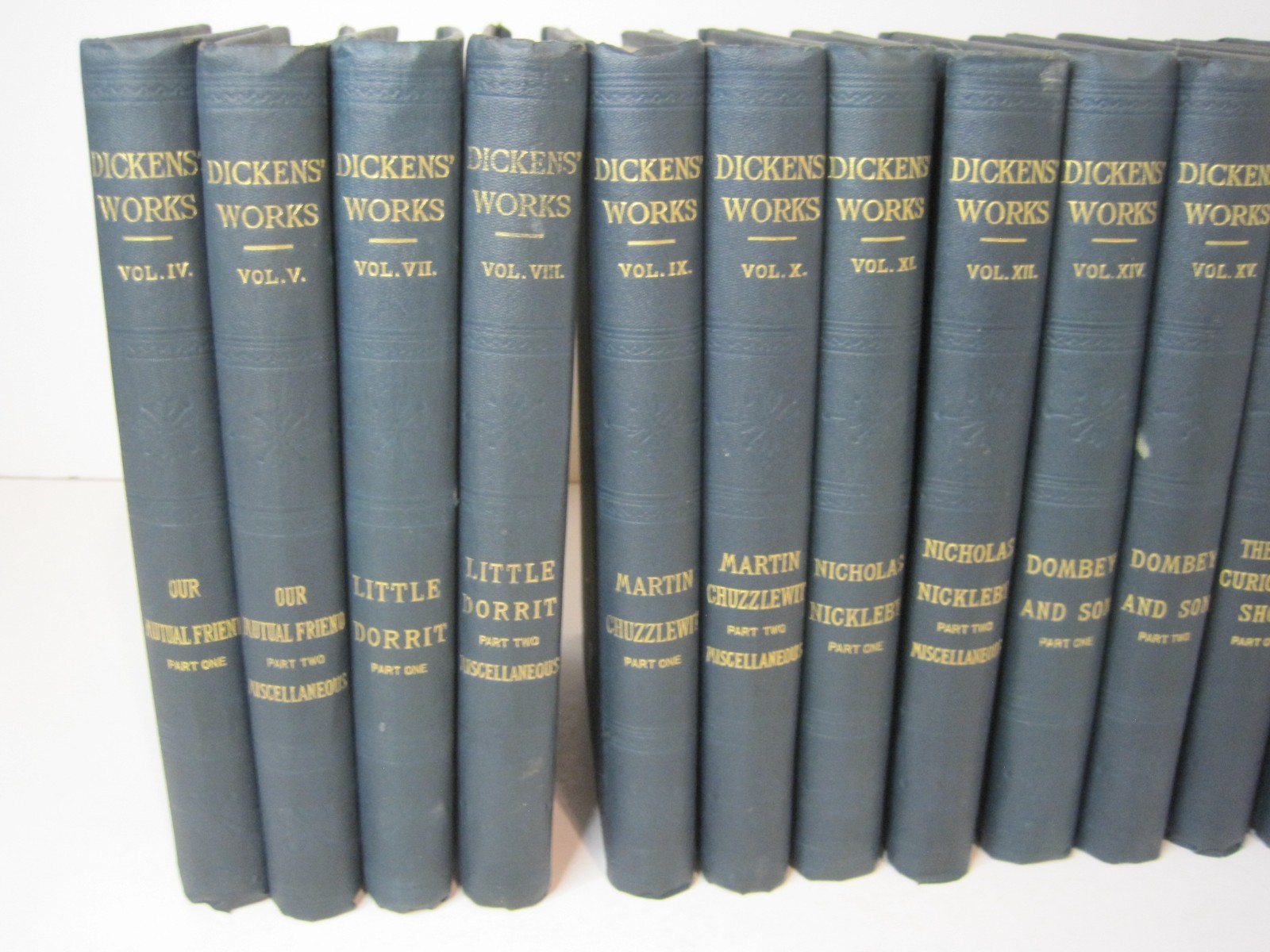Works of Charles Dickens – HC – Peter Fenelon Collier – undated, maybe 1890-1910
