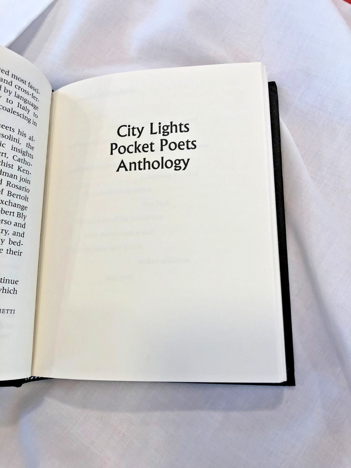 City Lights Pocket Poets Anthology 60th Anniversary ED 1ST ED 2015 JACK KEROUAC