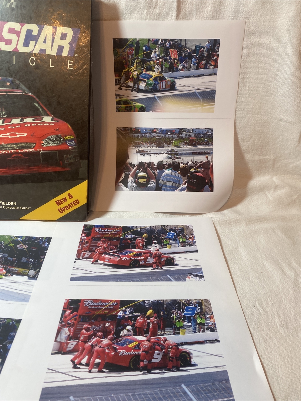 Nascar Chronicle Hardcover By Greg Fielden Racing Book 496 Pages