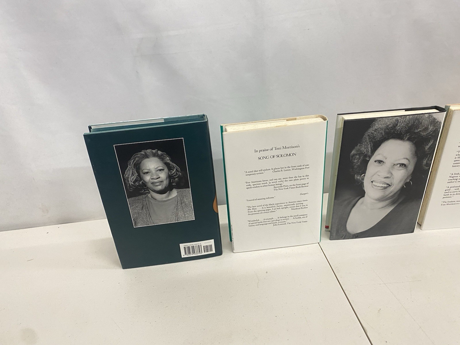 (5) Toni Morrison HC DJ Lot Song of Solomon Sula Beloved Tar Baby Paradise Knopf