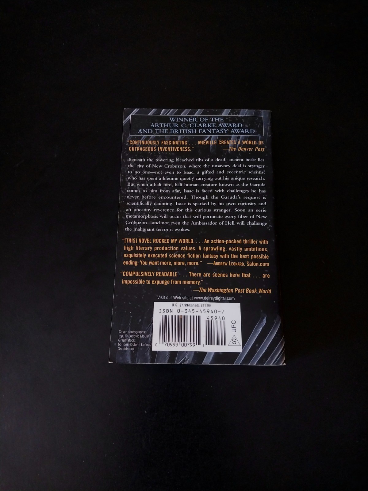 China Miéville – Perdido Street Station – First Edition First Printing 2003
