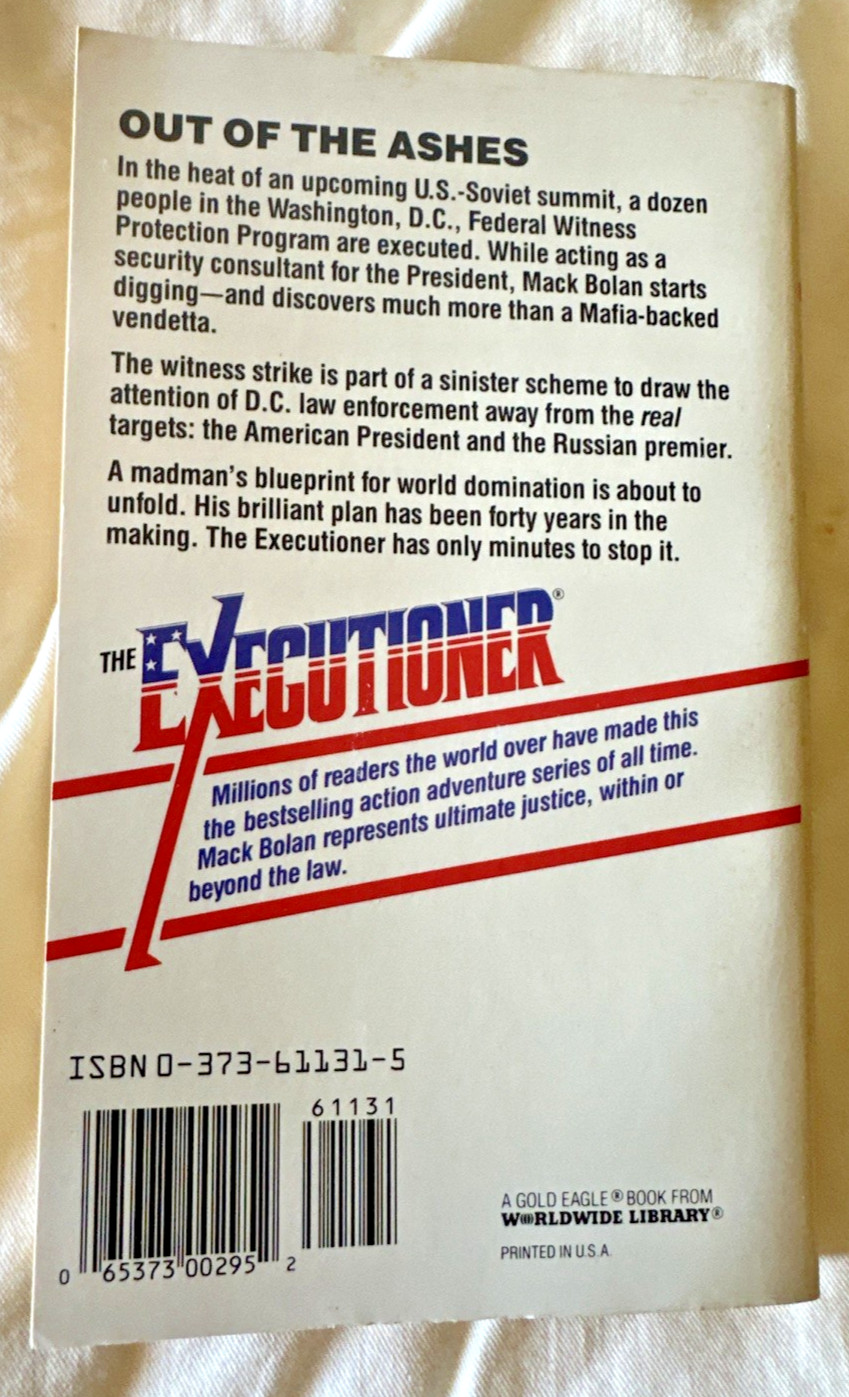 Don Pendleton THE EXECUTIONER Bolan Lot of 9 #131 – #139 Action Paperbacks GOOD