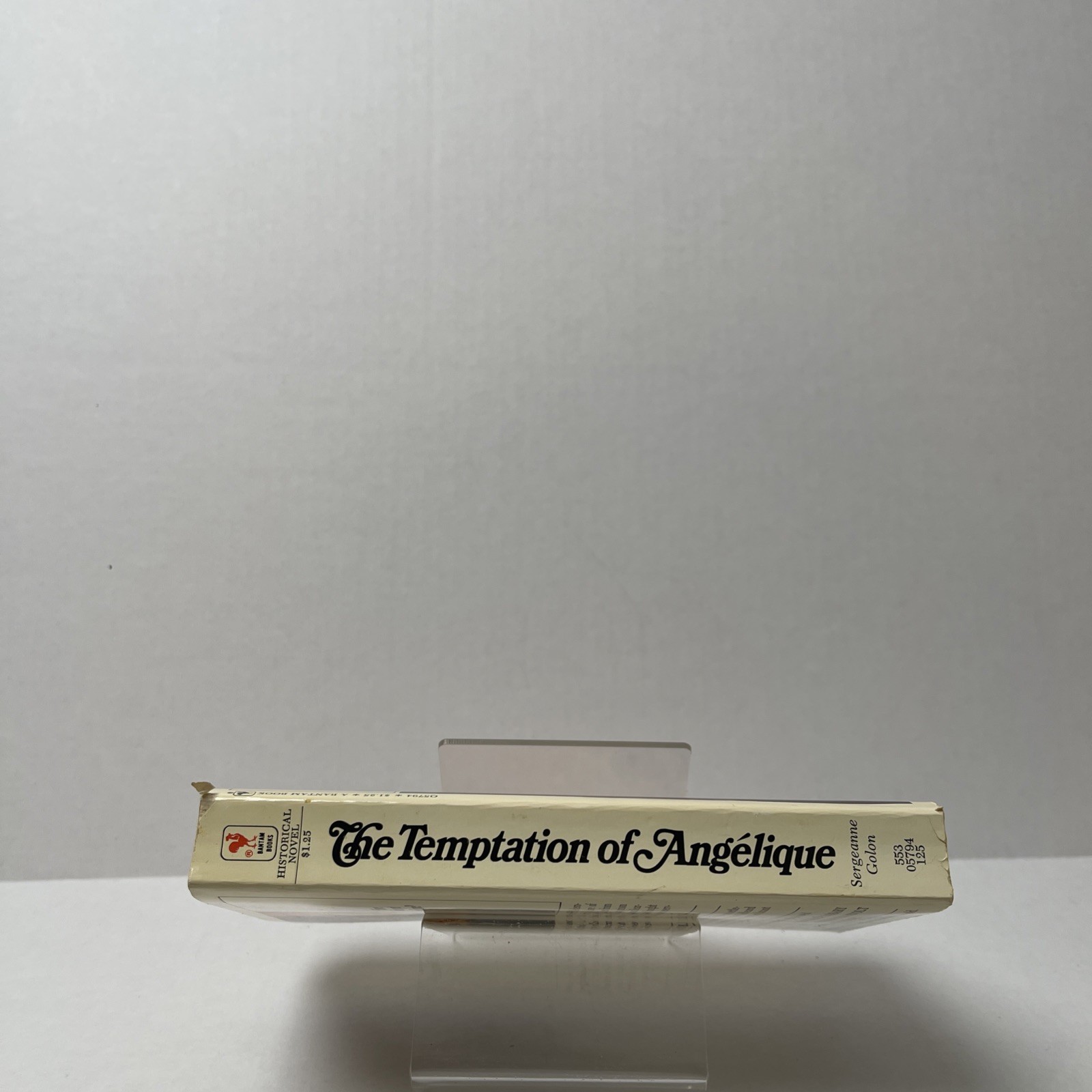 Sergeanne Golon: The Temptation Of Angelique Pbk Bantam 1971 1st Print VG