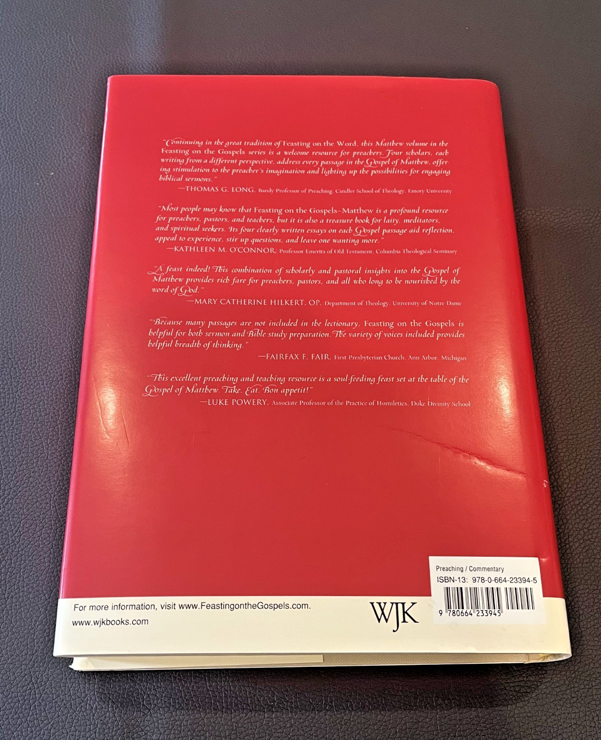 FEASTING ON THE GOSPELS Hardback Books WLK Set of 5
