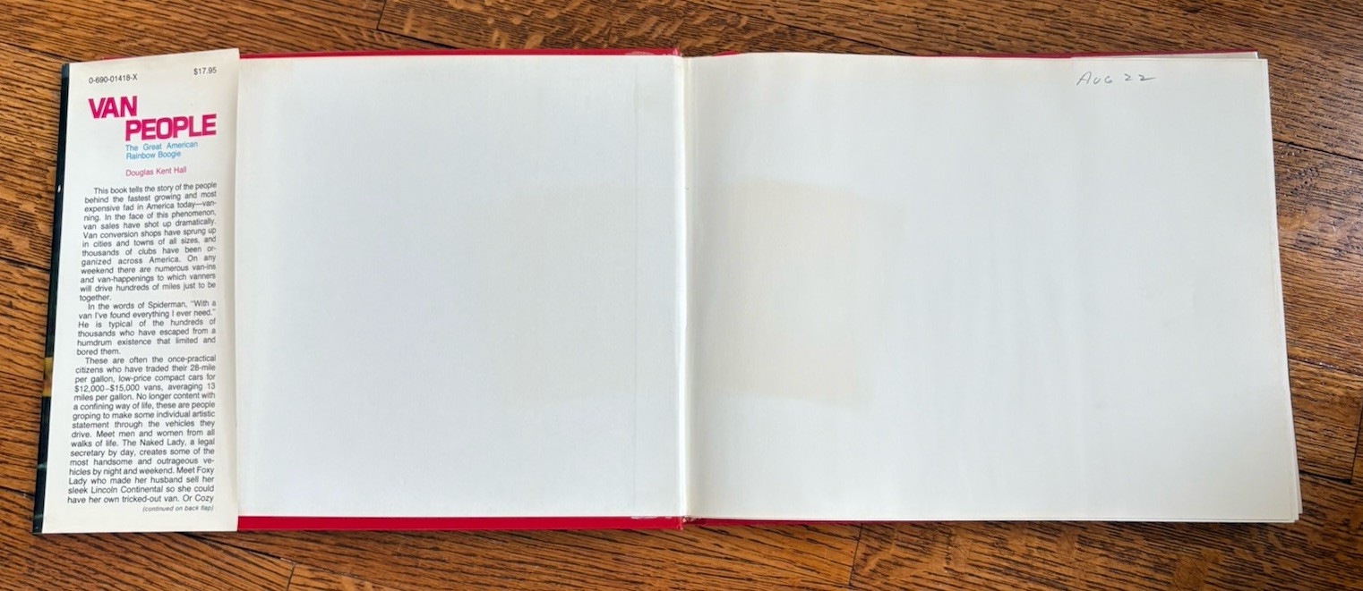 Van People: The Great American Rainbow Boogie Douglas Kent Hall (HCDJ,1977) Boho