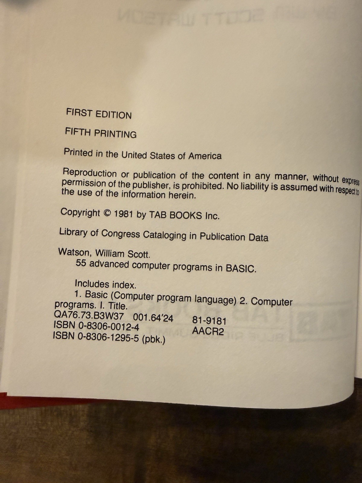 Lot Of 5 TAB Computer Books PASCALN BASIC GRAPHICS MICROPROCESSOR PROGRAMS