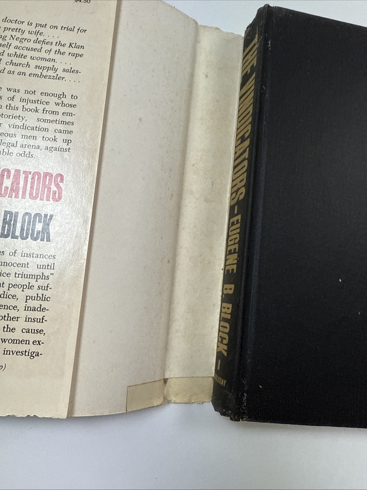 The Vindicators 1963 Hardcover Book by Eugene Block True Crime w/ Dustjacket