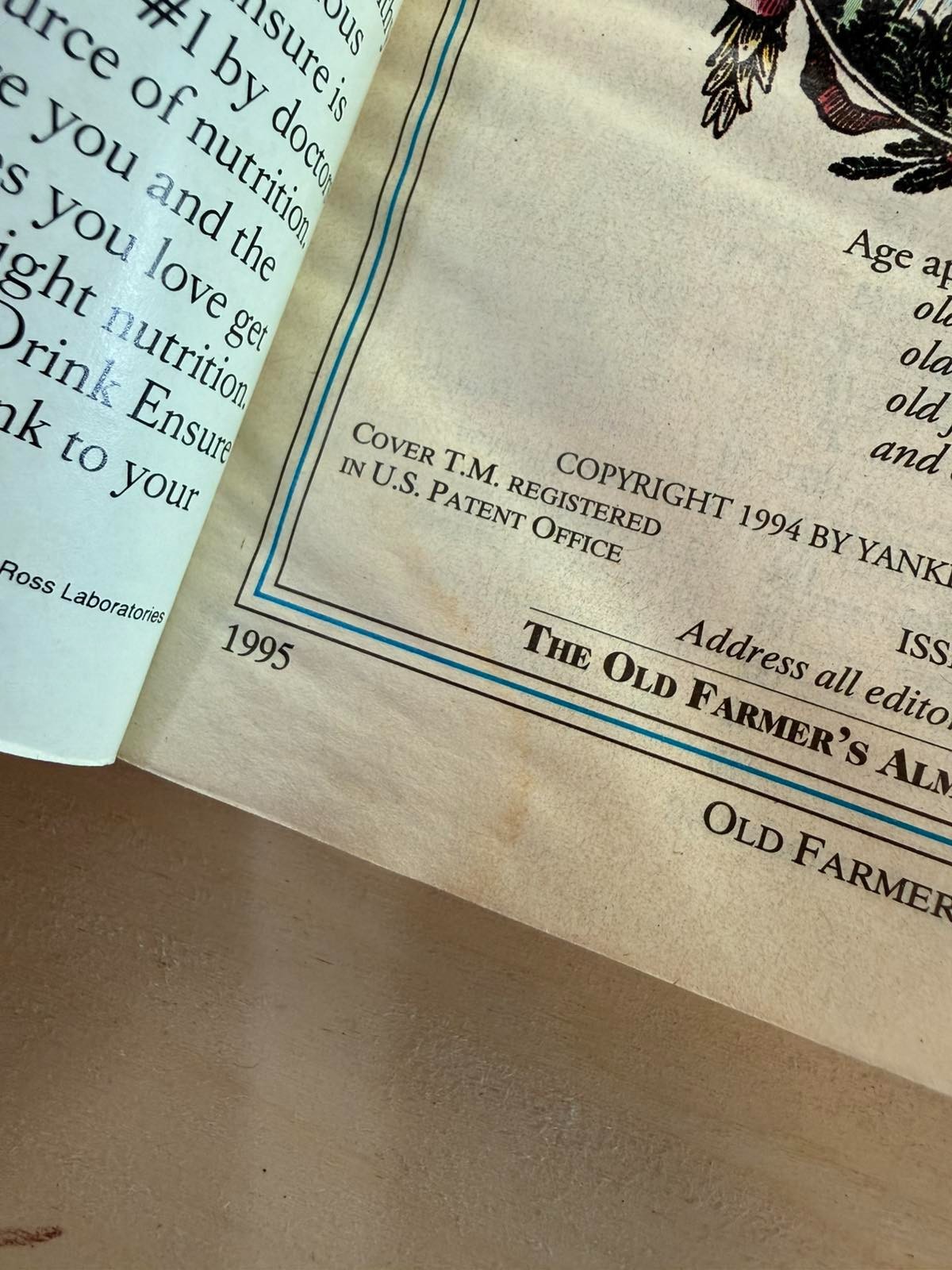 The Old Farmer’s Almanac 1995