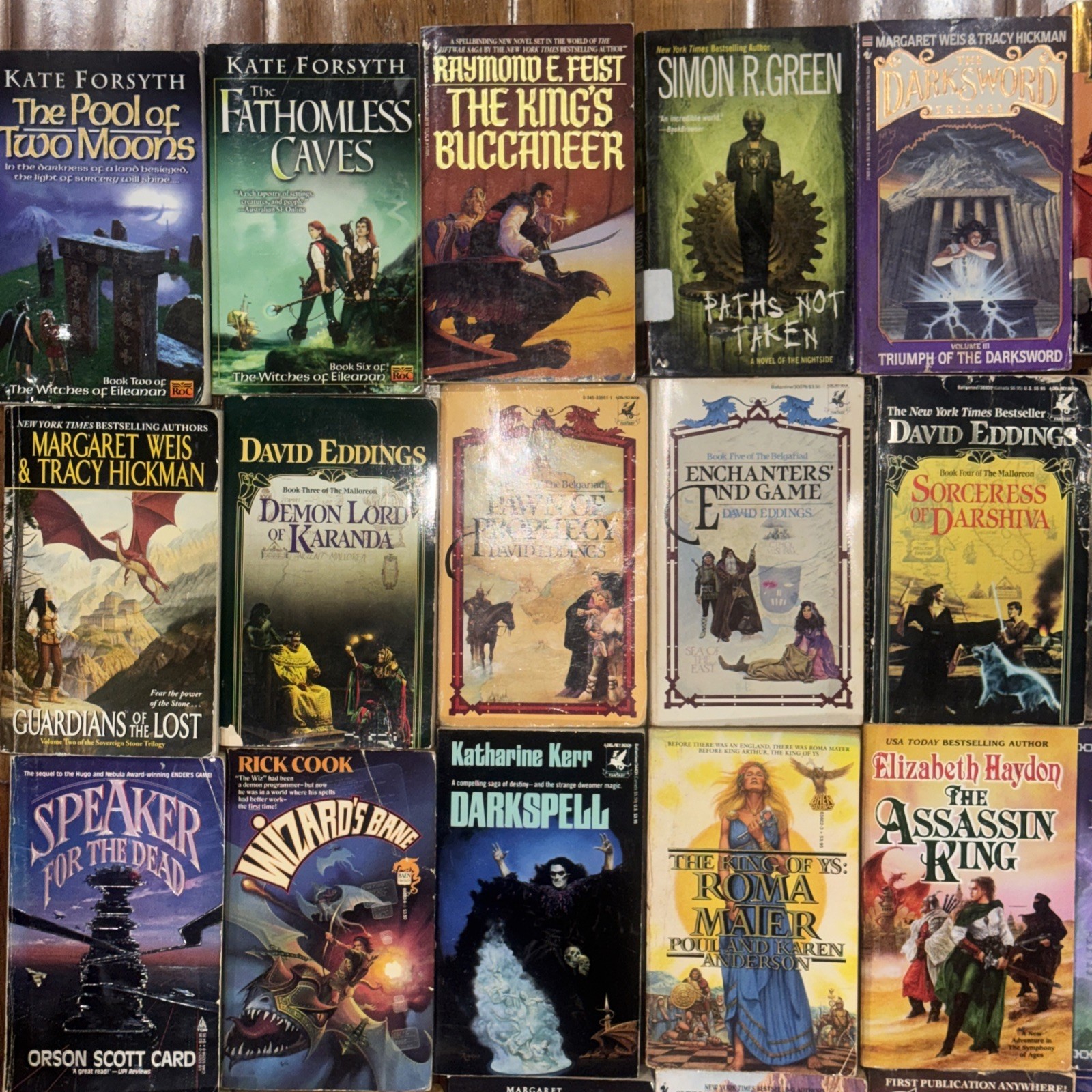 Fantasy/Science Fiction Vintage/Modern Lot 42 PB Book Mixed Authors & Titles B