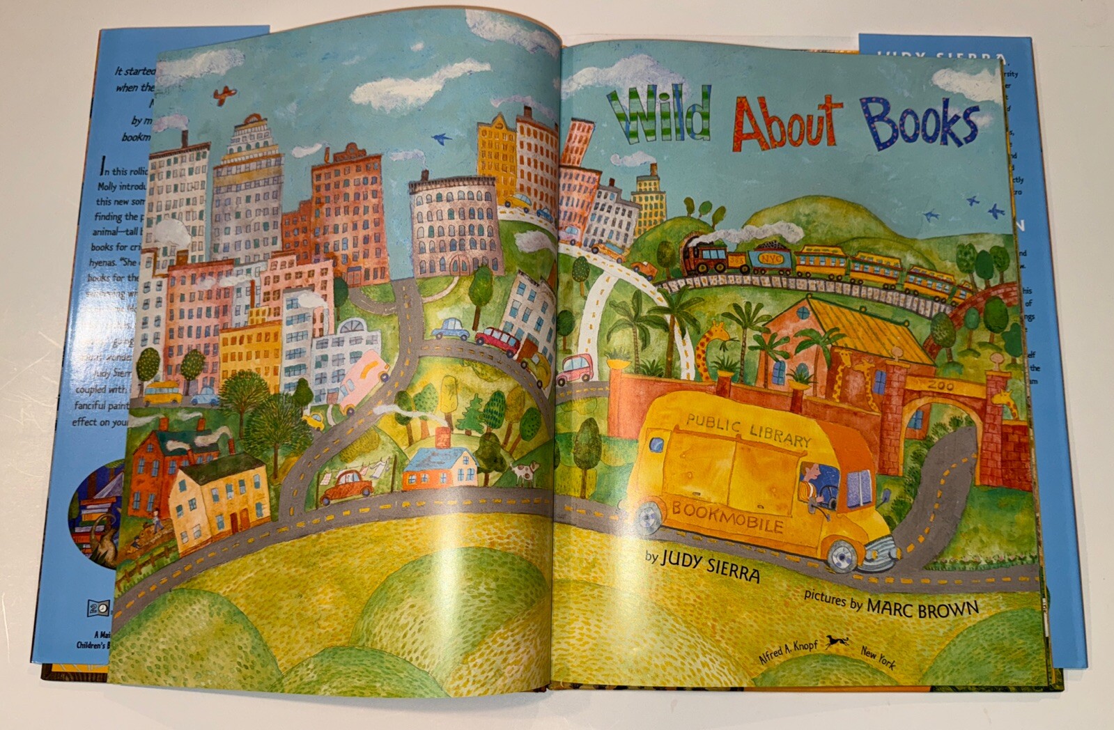 Wild About Books by Judy Sierra 2004 Hardcover w/ Dust Jacket E B White Award