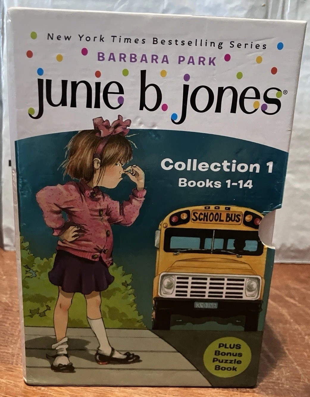 👧 JUNIE B. JONES Puzzle BOX SET CHAPTER BOOKS #1-14 BY BARBARA PARK AGES 6-9
