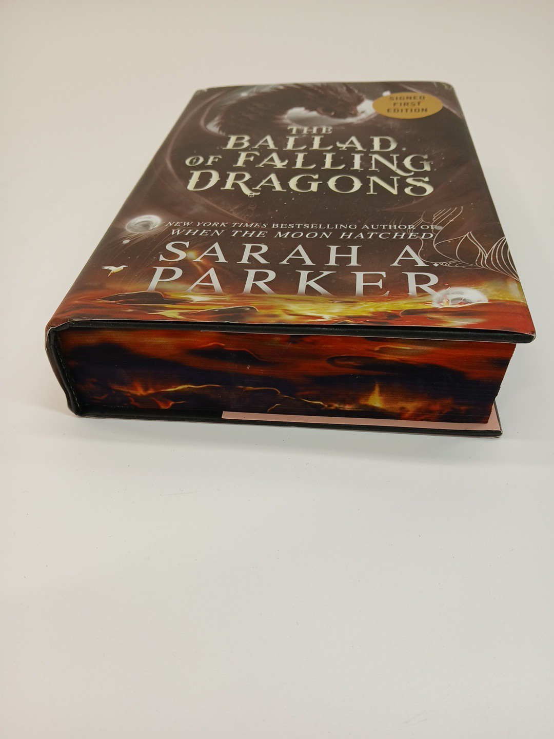 Sarah A. Parker The Ballad of Falling Dragons SIGNED First Edition Hardcover