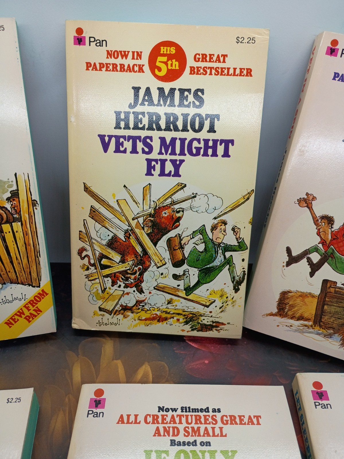 6 James Herriot books Pan 1970s First editions – PB – Rare Near Mint Condition