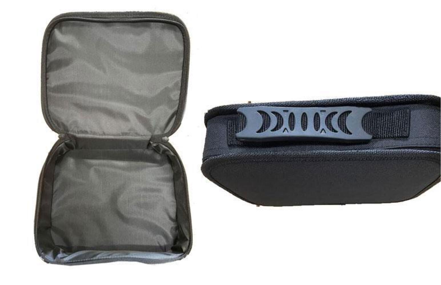 10.5″x9.5″ Black Zippered Carrying Case for Accessories (Head Magnifiers MH1047L