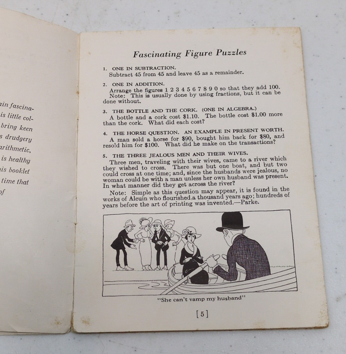 Fascinating Figure Puzzles Book 1933 Frederick W. Davis Burroughs C9