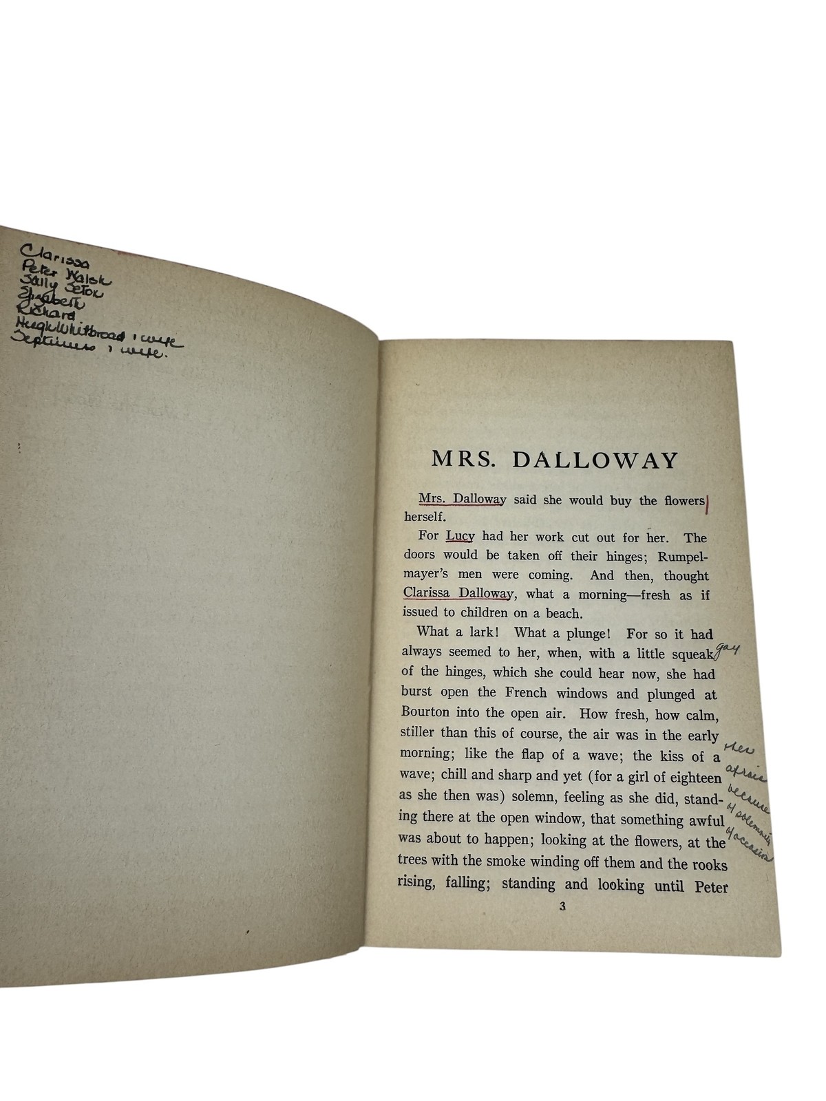 Mrs. Dalloway by Virginia Woolf The Modern Library 1928 Hardcover Vintage Novel