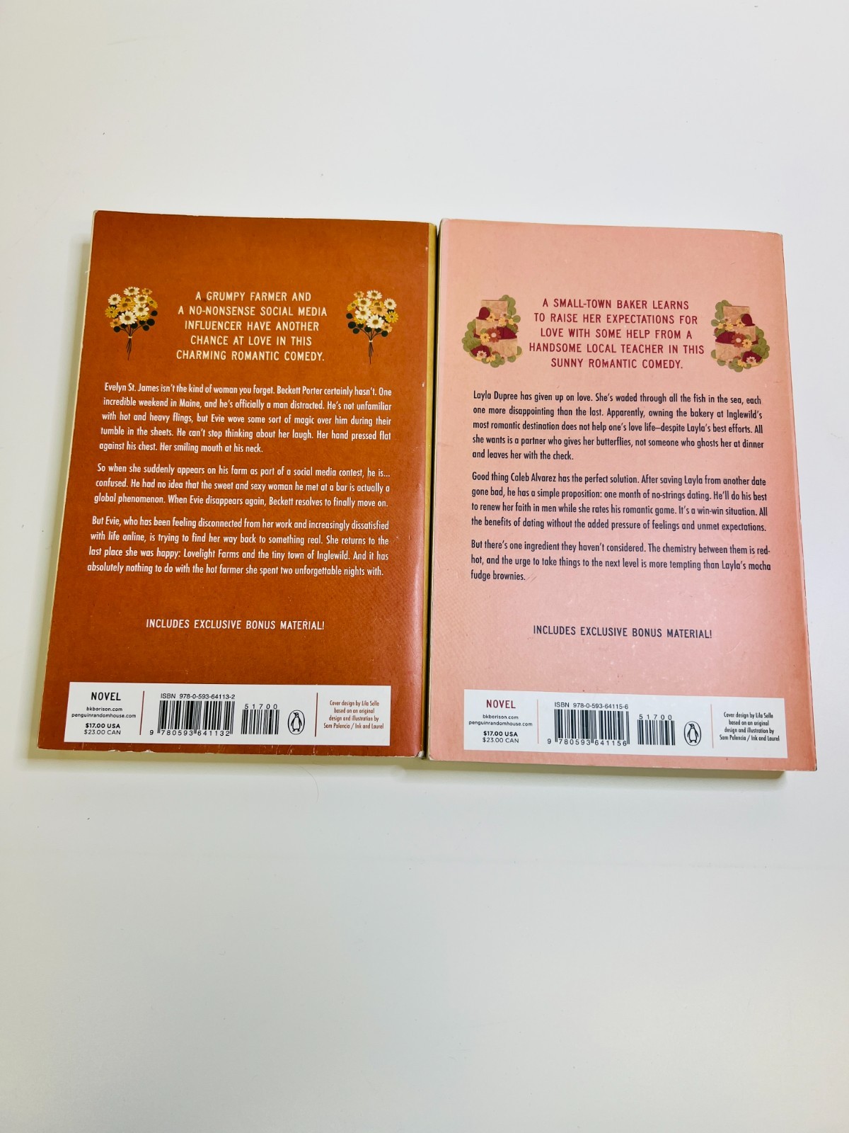 B. K. Borison Lot x 2 In the Weeds & Mixed Signals Paperbacks